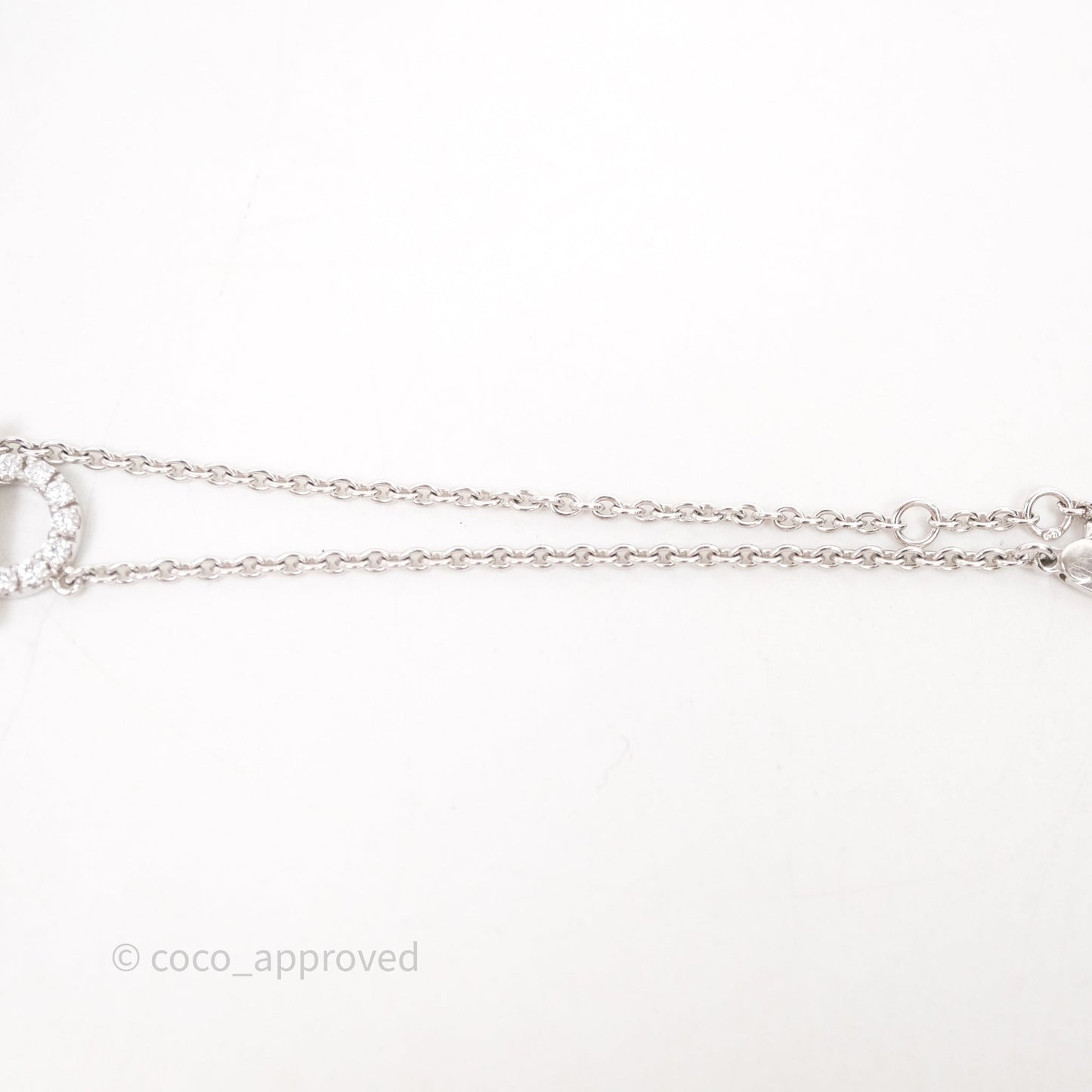 Hermès Finesse Bracelet Diamonds White Gold
