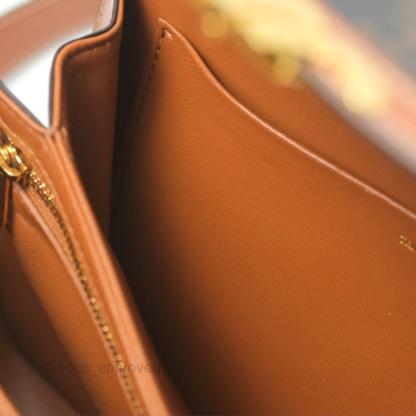 Celine Medium Triomphe Bag Triomphe Canvas Tan Calfskin