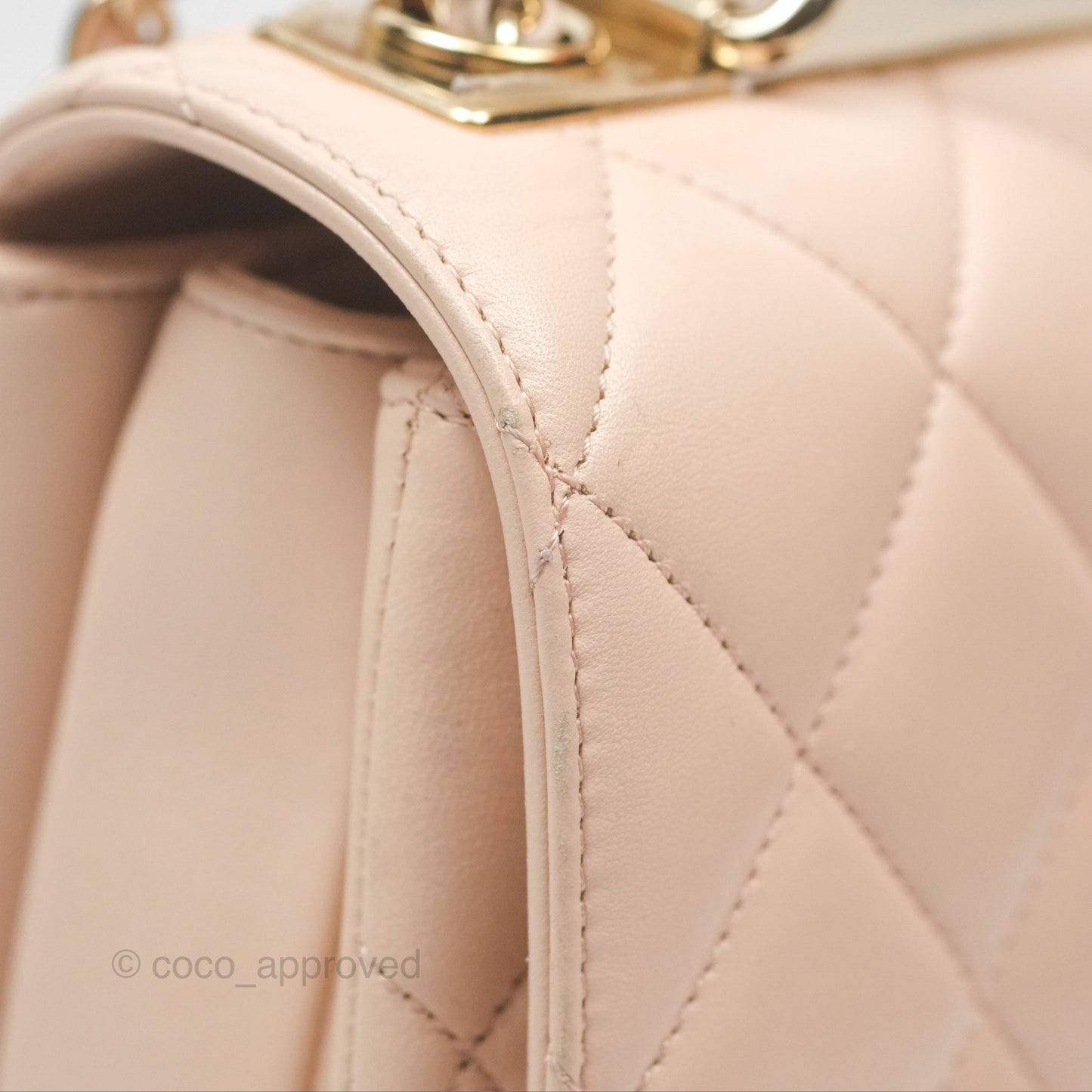 Chanel Trendy CC Small Beige Lambskin Gold Hardware