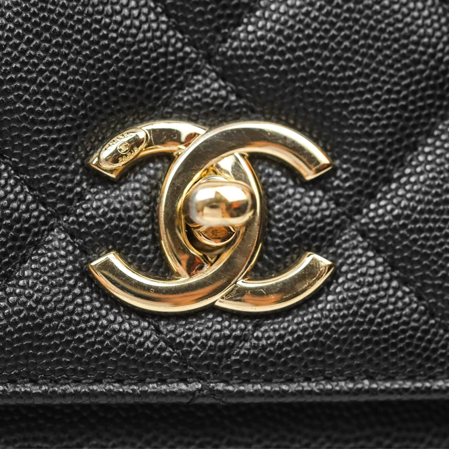 Chanel Quilted Small Business Affinity Flap Black Caviar Gold Hardware