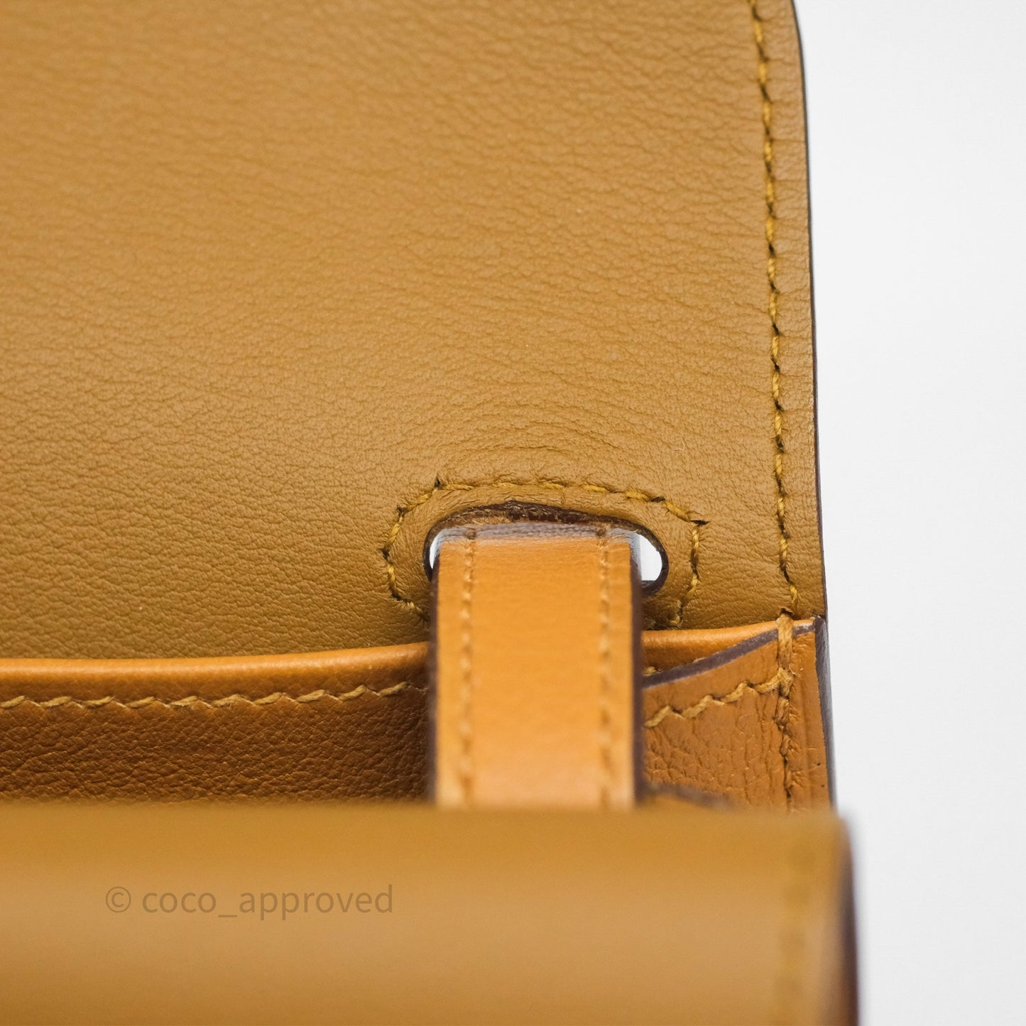 Hermès Halzan 25 Caramel 28 Evercolor Gold Hardware