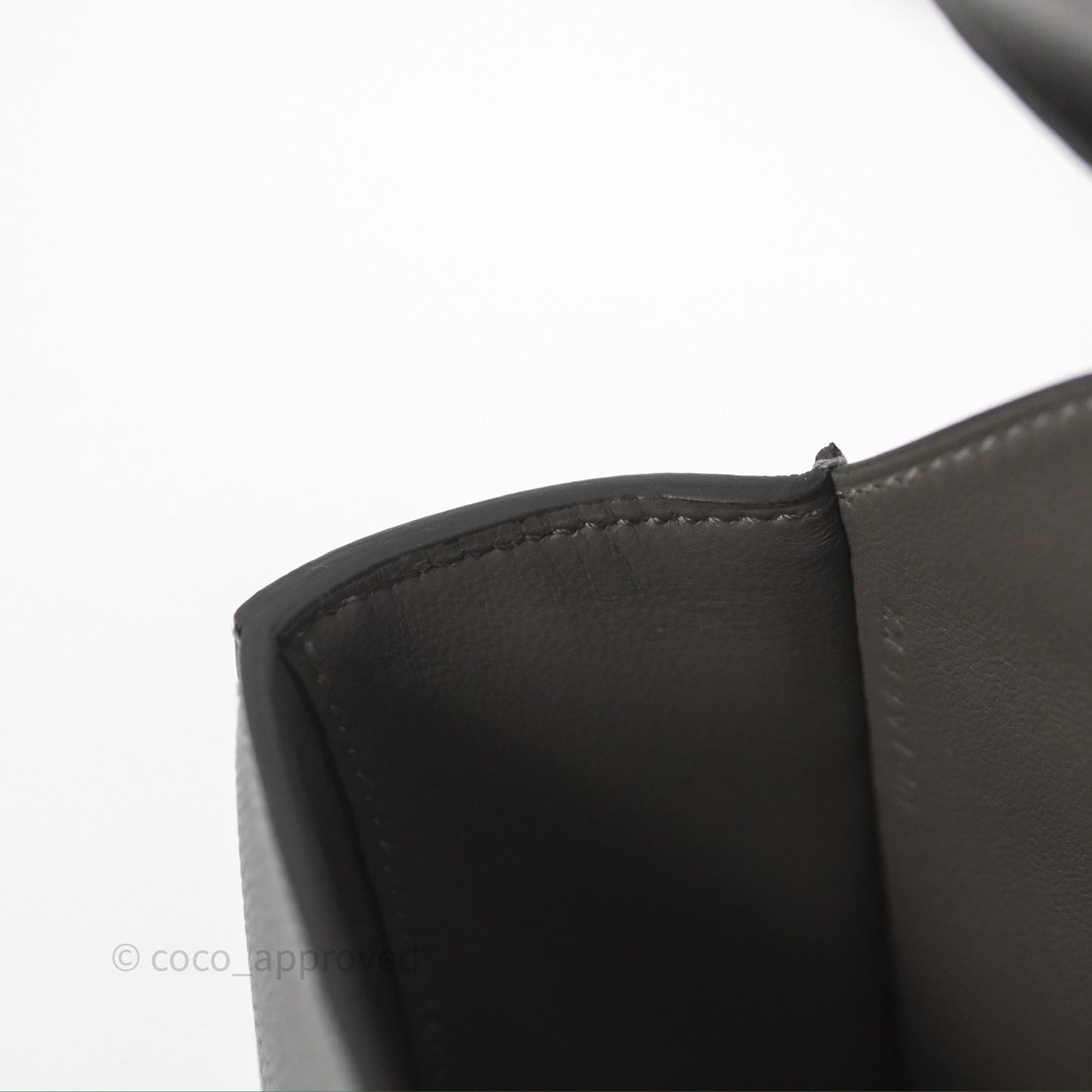 Hermès Della Cavalleria Mini Bag Gris Meyer 0L Epsom Gold Hardware