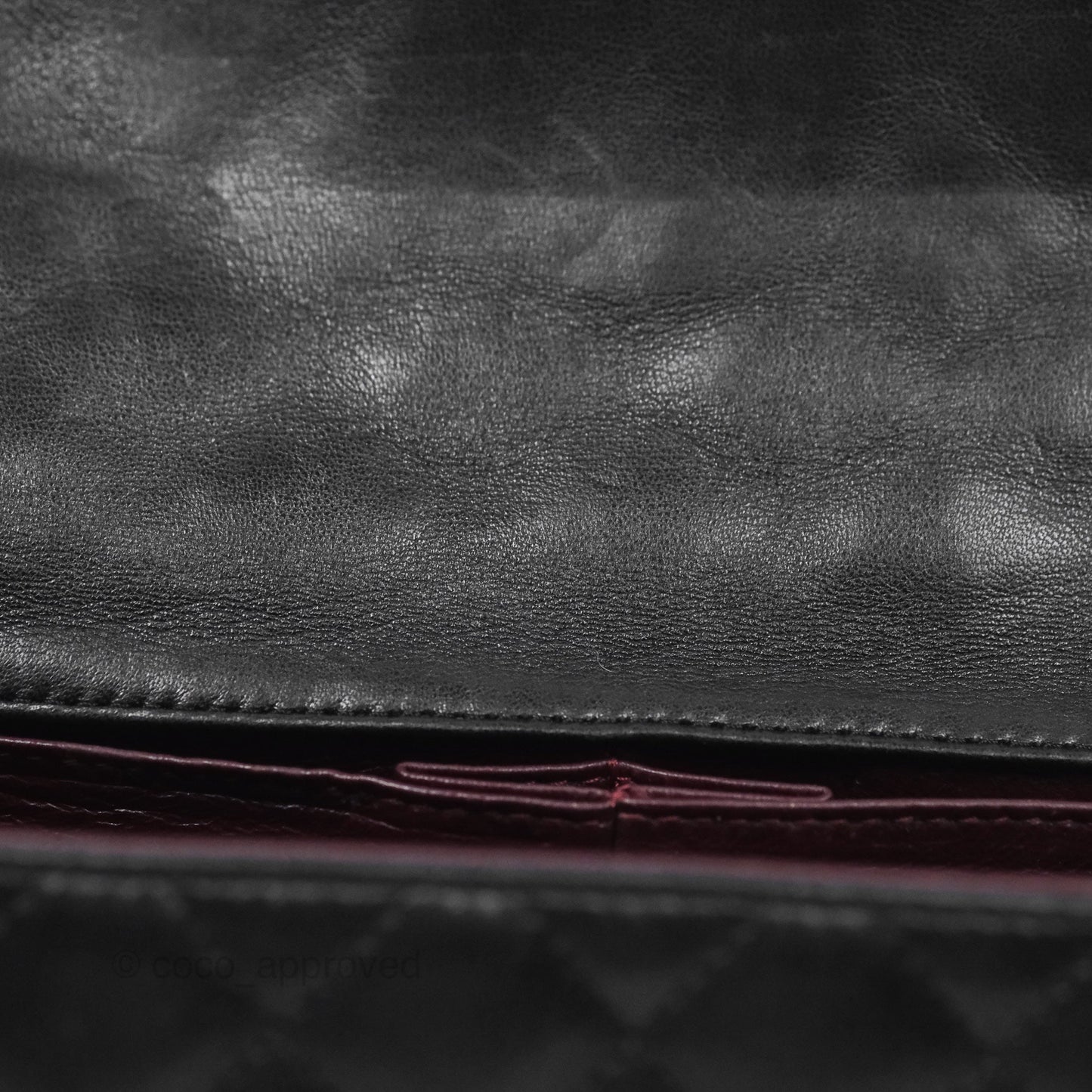Chanel Quilted East West Flap Bag Black Lambskin Gold Hardware