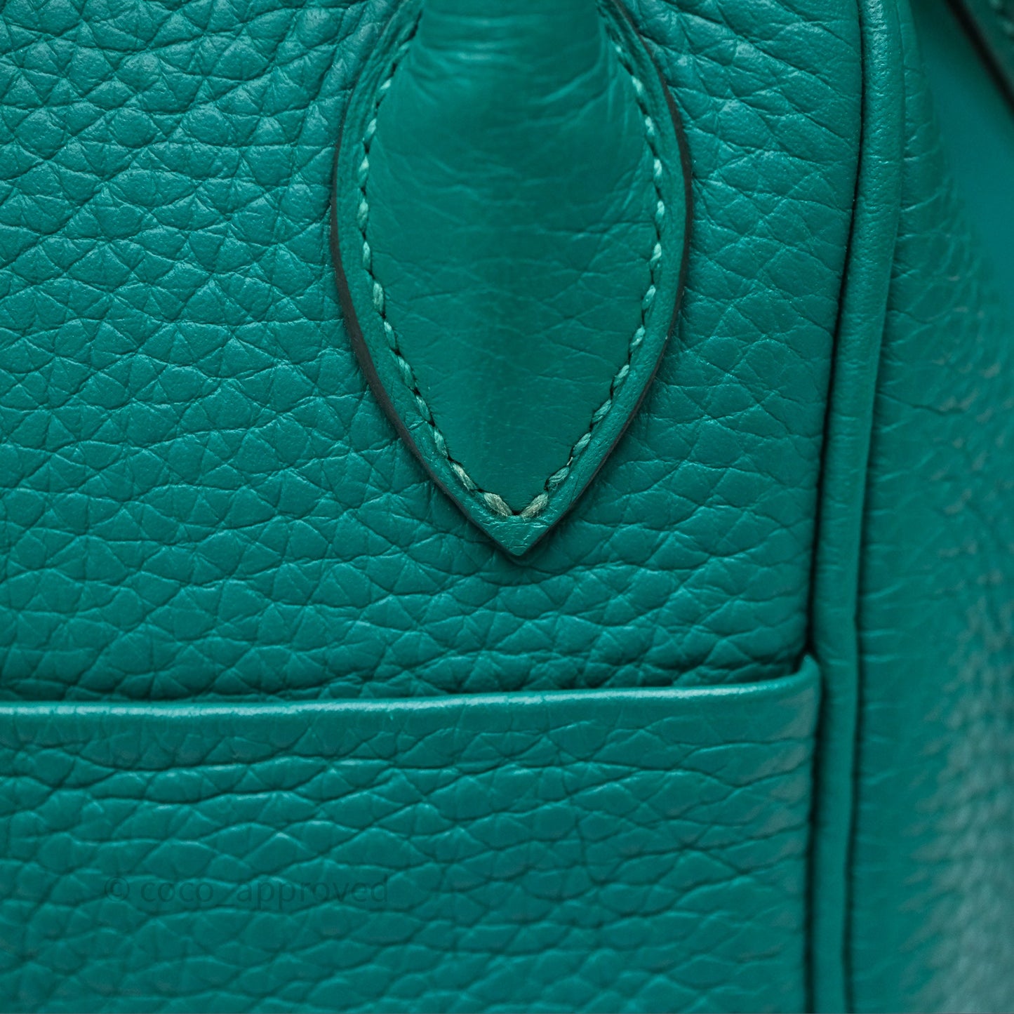 Hermès Lindy 26 Vert Verone U1 Clemence Palladium Hardware