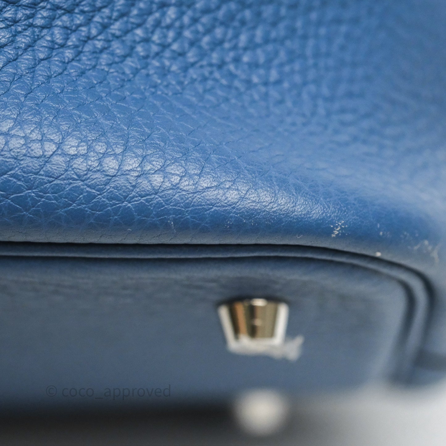 Hermès Picotin 22 Bleu Agate R2 Clemence Palladium Hardware
