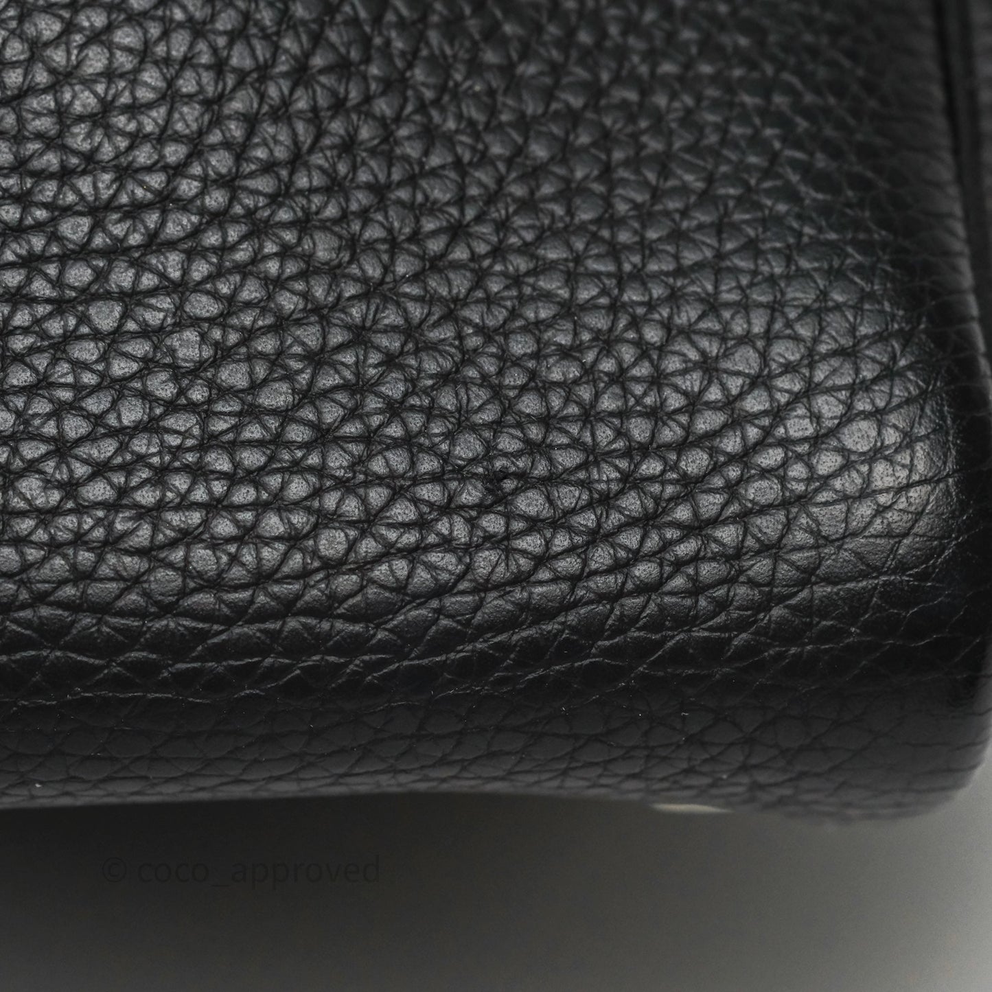 Hermès Lindy 30 Black Clemence Palladium Hardware