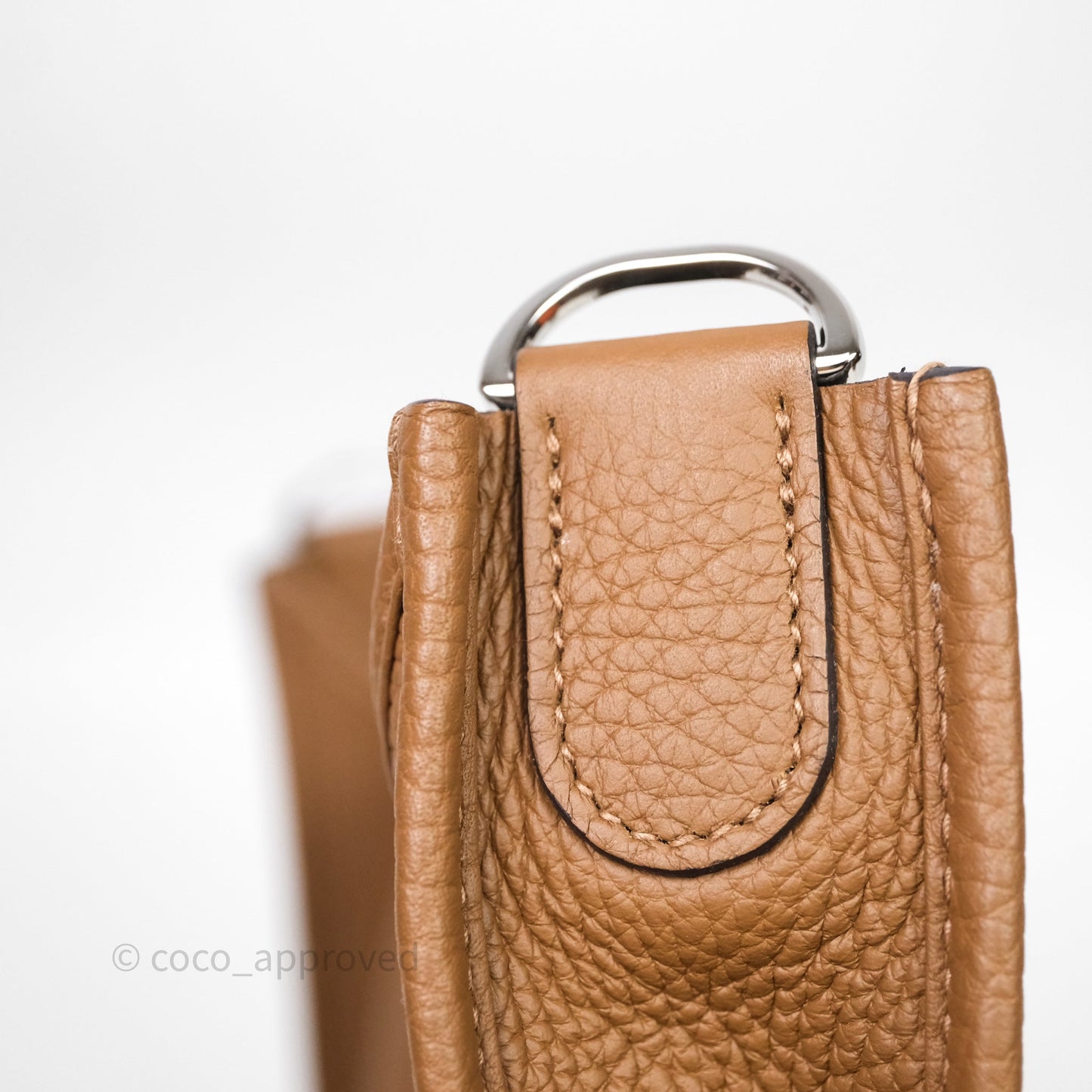 Hermes Evelyne III 29 Alezan 3G Clemence Palladium Hardware