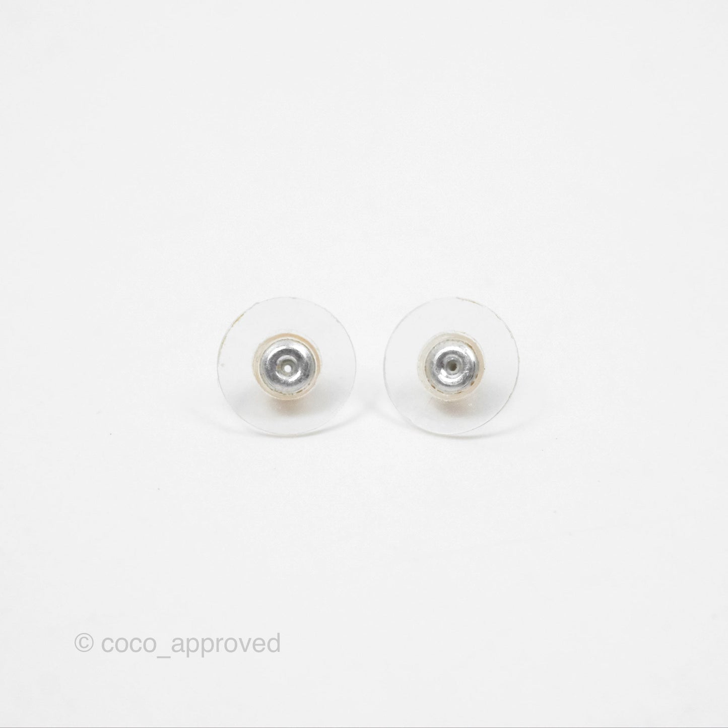Chanel Star Crystal CC Pearl Ball Drop Earrings Gold Tone 19K