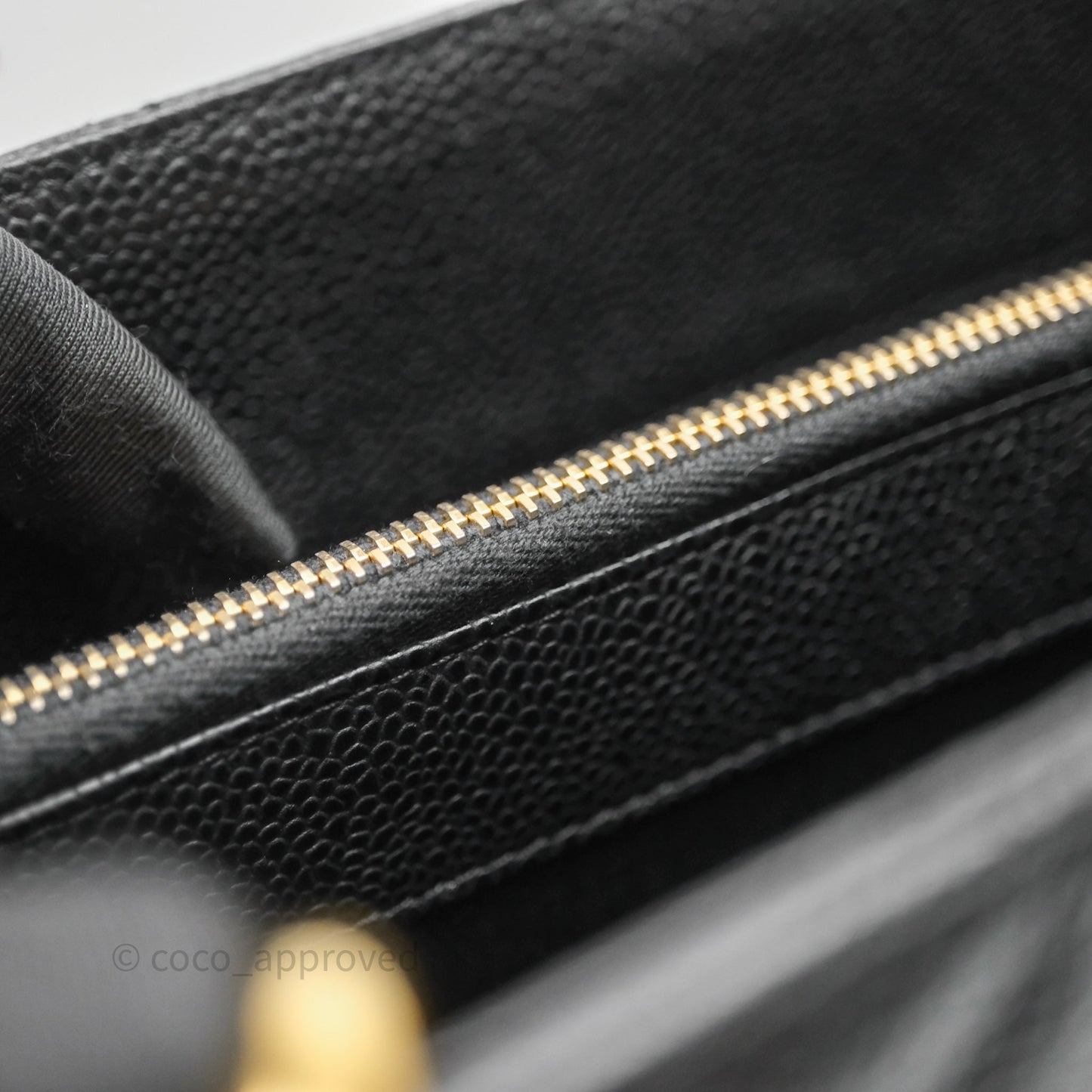 Chanel GST Black Caviar Gold Hardware