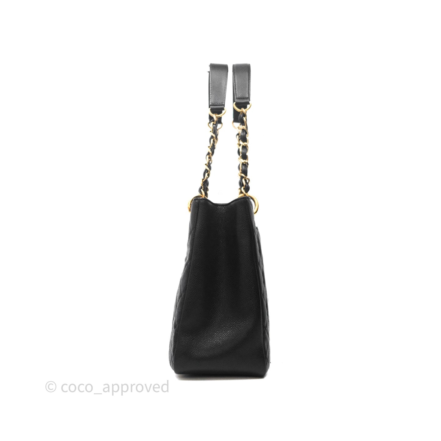 Chanel GST Black Caviar Gold Hardware