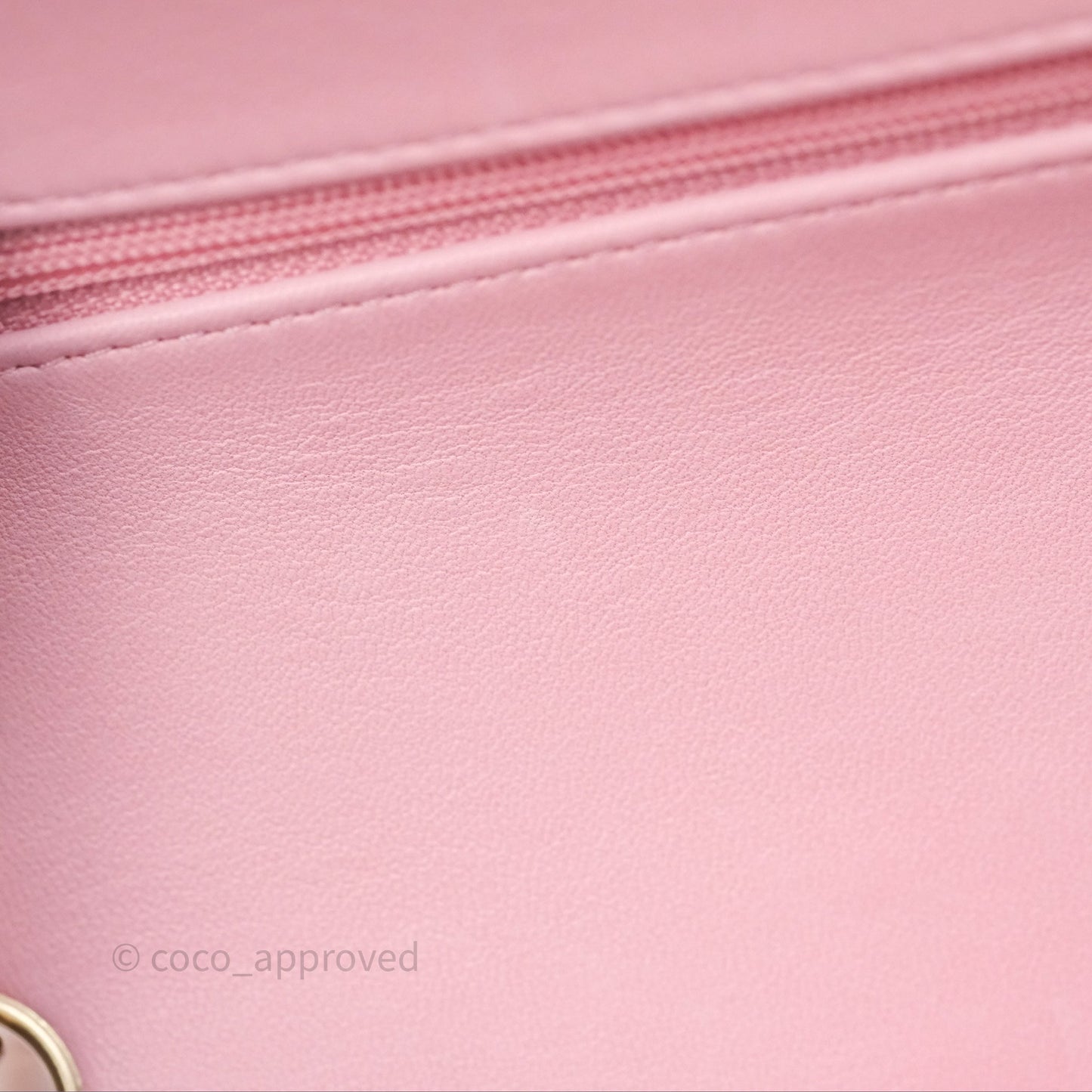 Chanel Classic M/L Medium Flap Quilted Pink Lambskin Gold Hardware