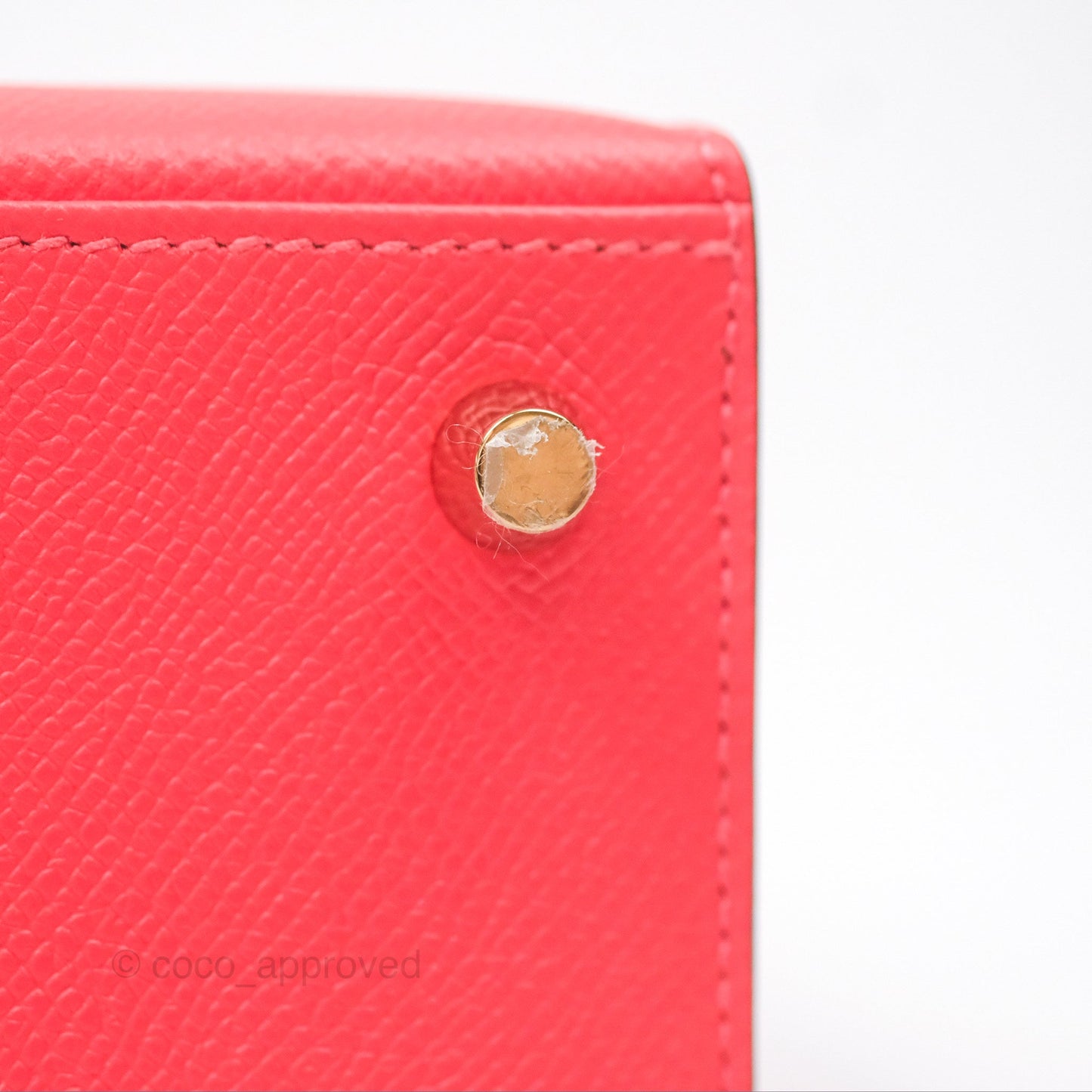Hermès Kelly 25 Sellier Rose Jaipur Epsom Gold Hardware