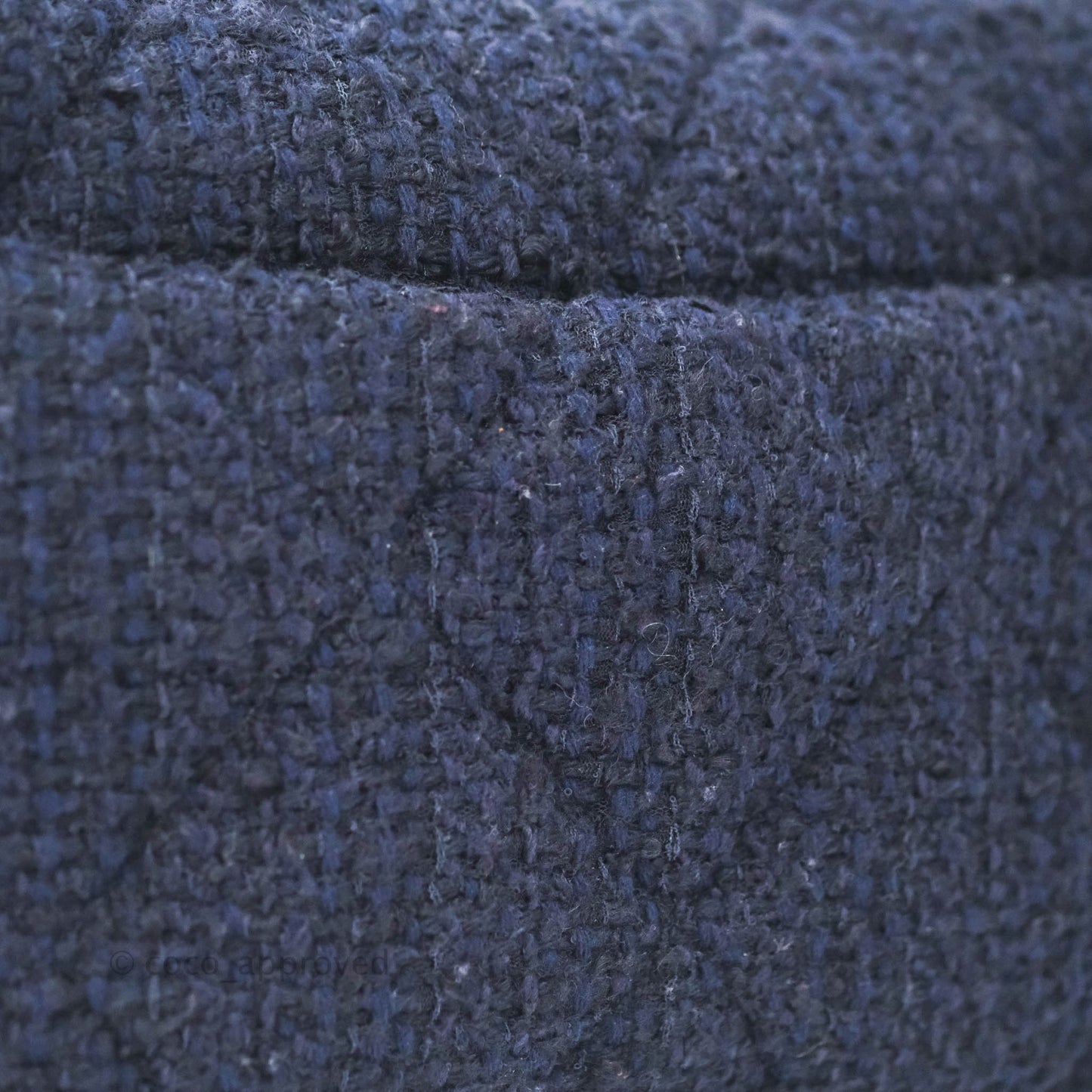Chanel 19 Medium Tweed Navy Mixed Hardware