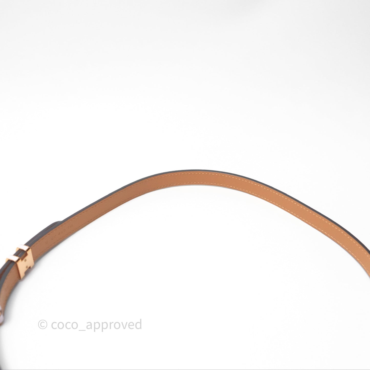 Hermès Pop H 15 Belt Epsom Mauve Pale Rose Gold Hardware