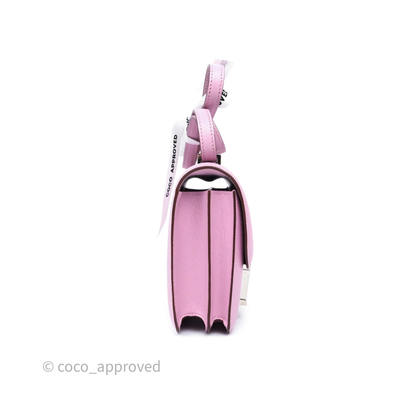 Hermès Constance Mini 18cm Mauve Sylvestre X9 Chevre Mysore Palladium Hardware