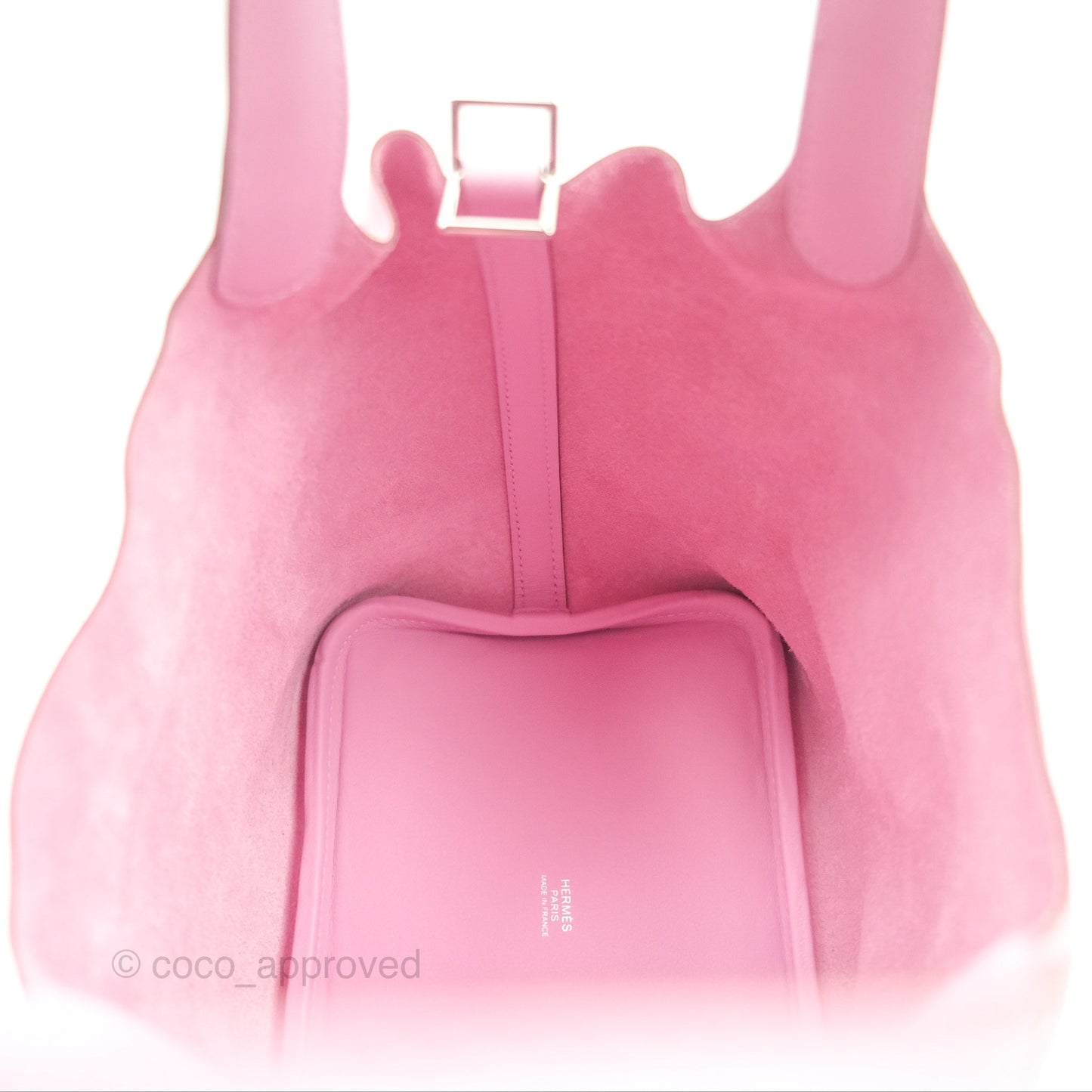 Hermès Picotin Lock 18 Lucky Daisy Mauve Sylvestre Swift Palladium Hardware