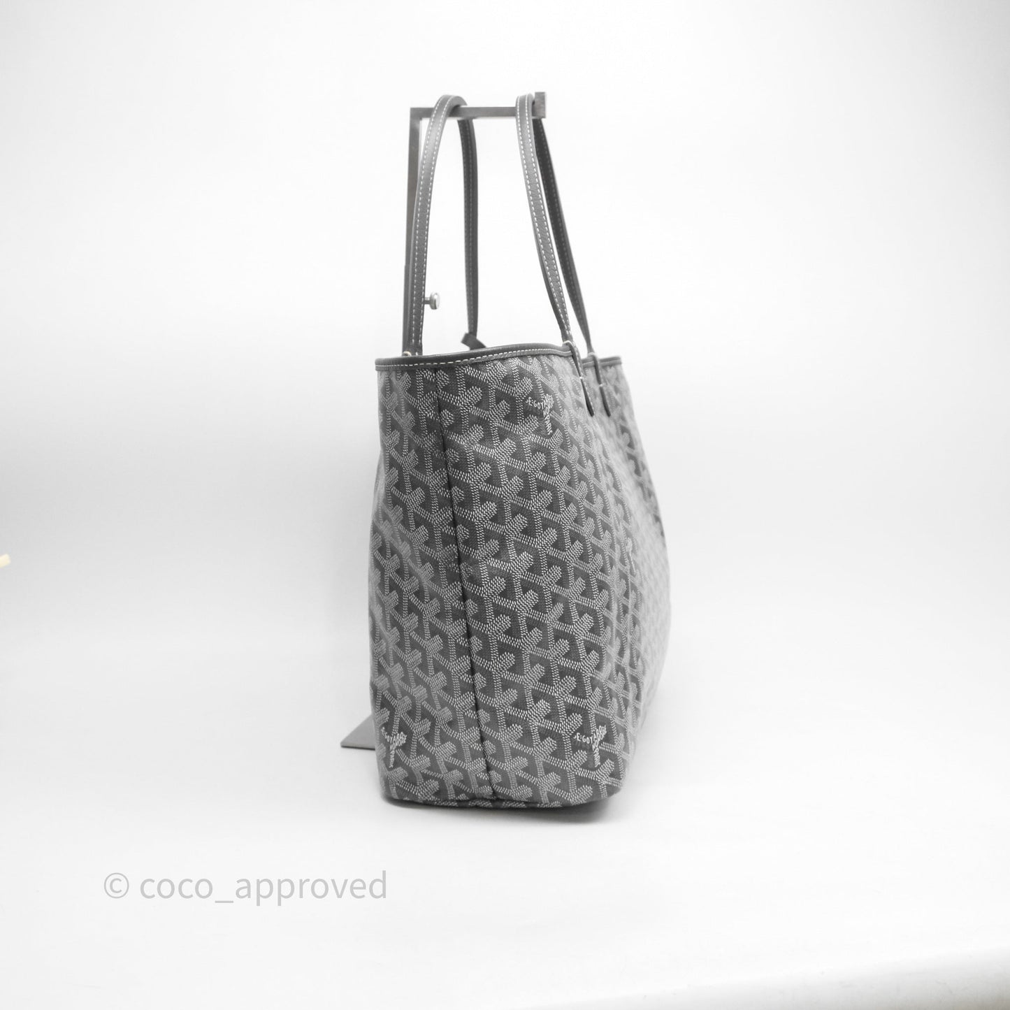 Goyard St Louis Tote PM Grey