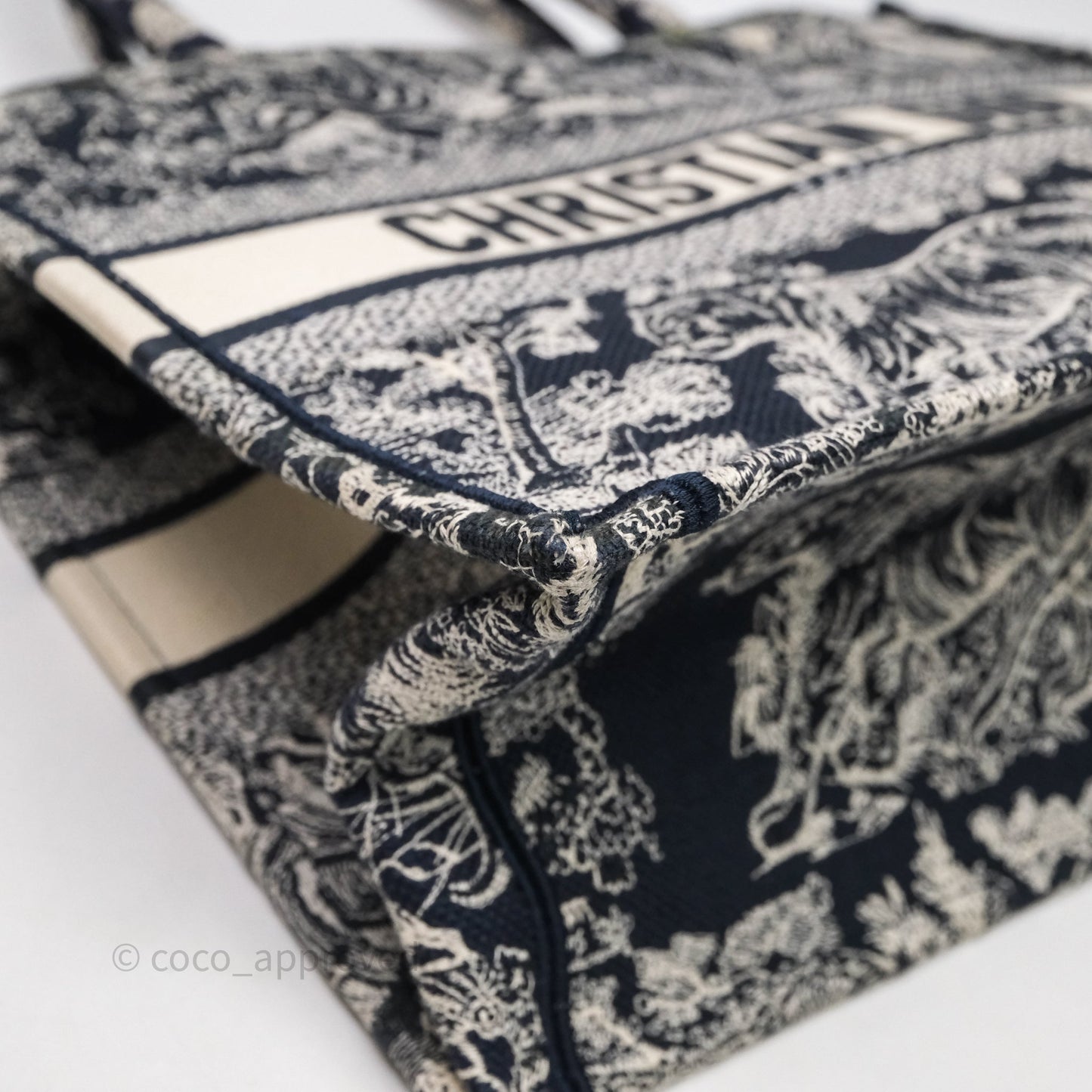 Christian Dior Toile De Jouy Medium Book Tote Canvas