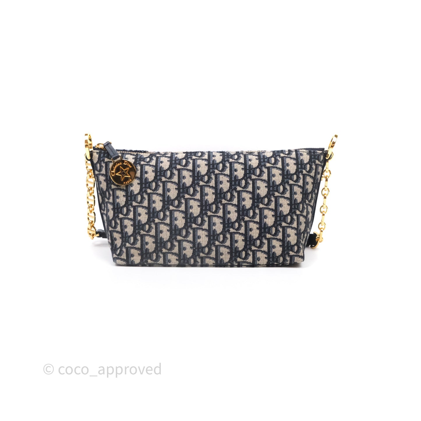 Christian Dior Oblique Star Chain Hobo Bag