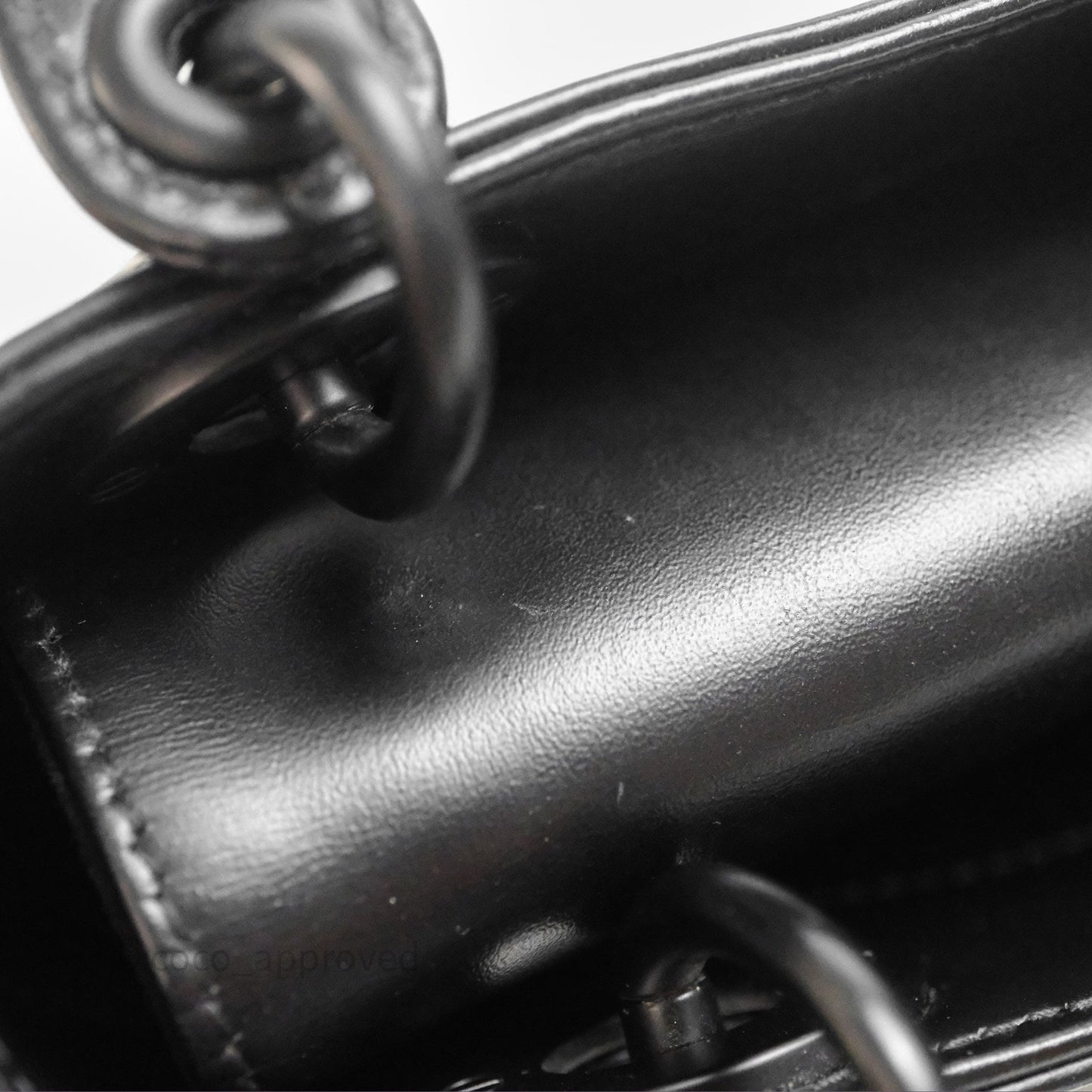 Dior Mini Lady Dior So Black Cannage Calfskin with Diamond Motif
