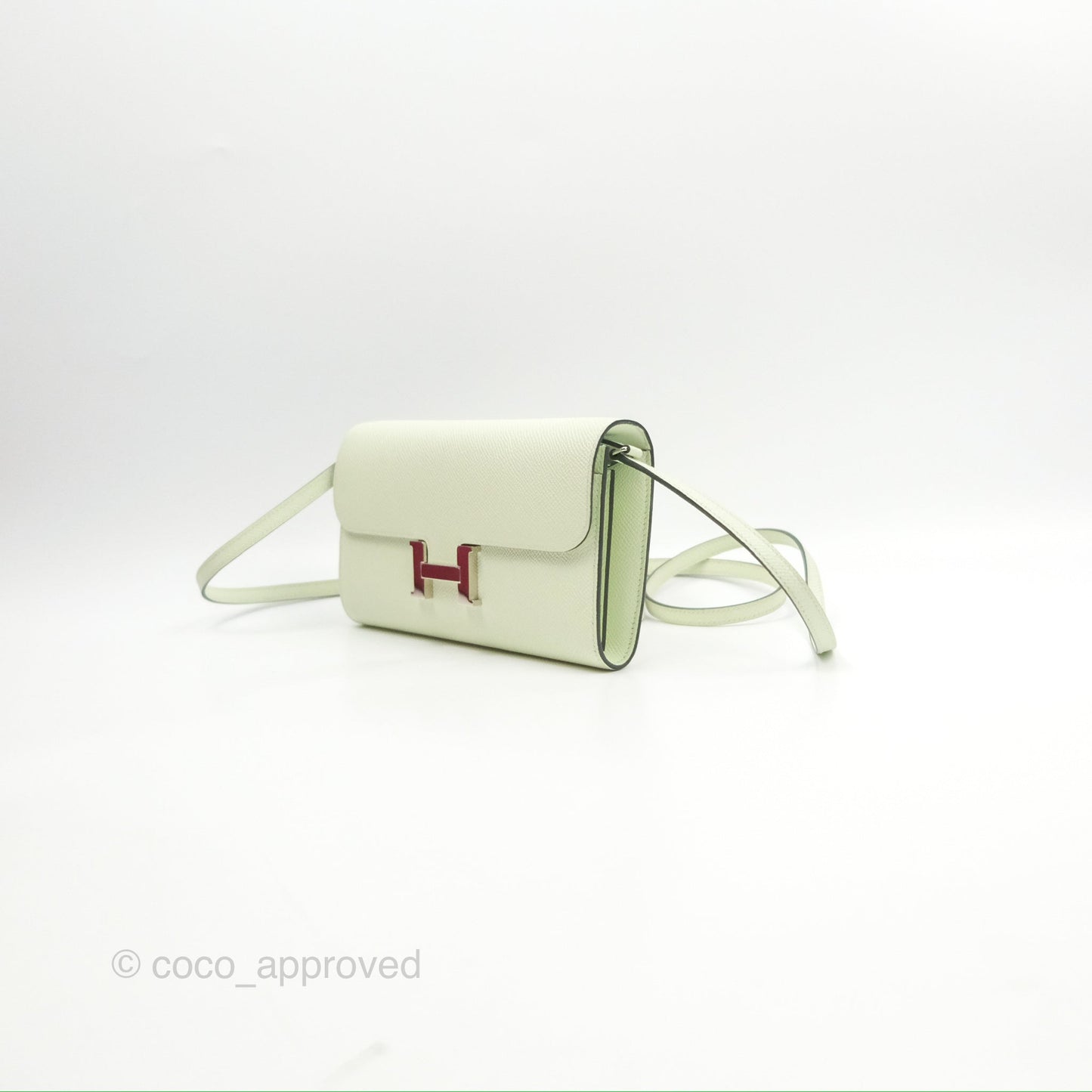 Hermès Constance To Go Wallet Vert Fizz Epsom Palladium Hardware