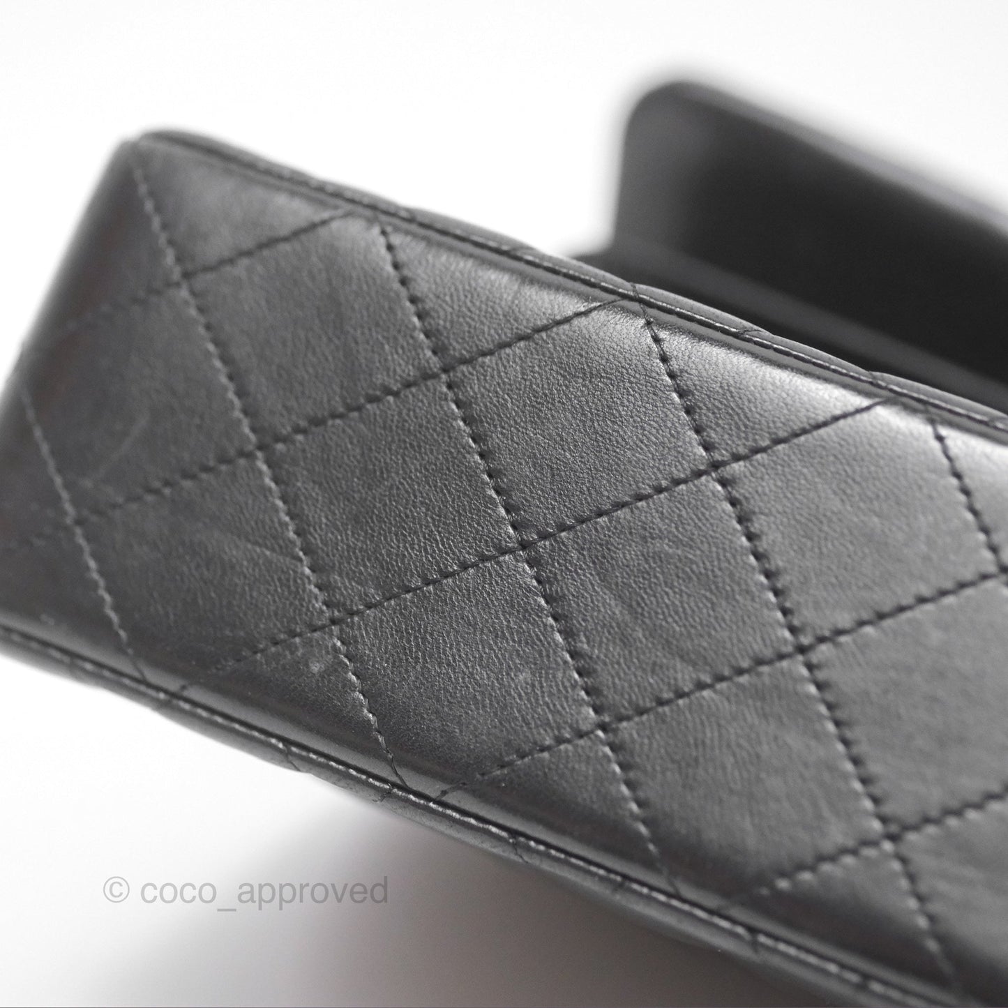 Chanel Small S/M Classic Flap Black Lambskin Silver Hardware