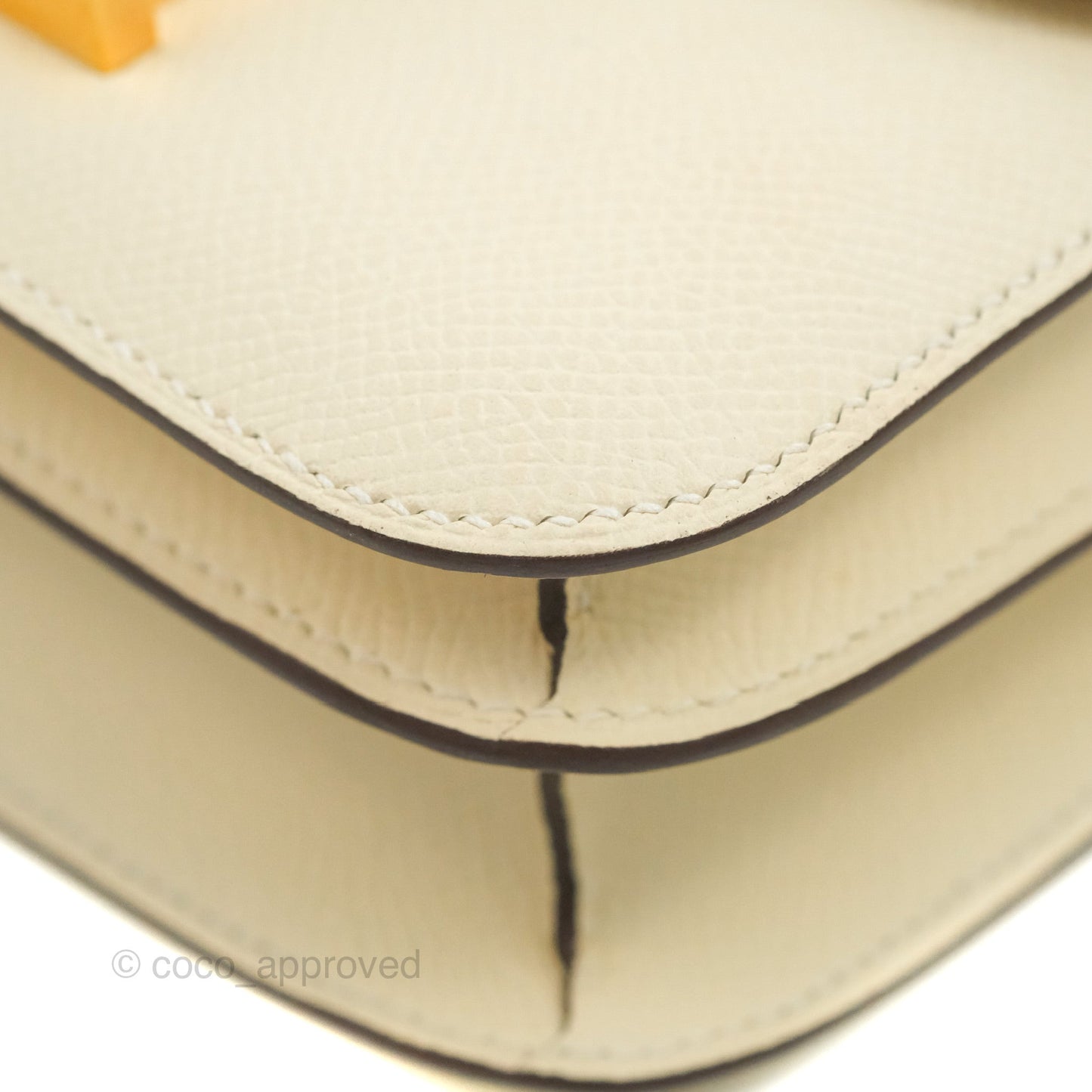 Hermès Constance Mini 18cm Nata Epsom Rose Gold Hardware