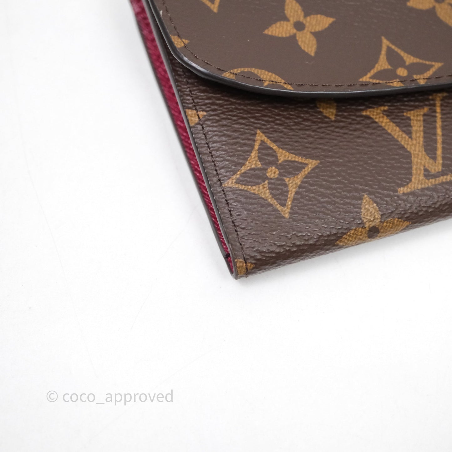 Louis Vuitton Emilie Wallet Monogram Canvas Fuchsia Pink