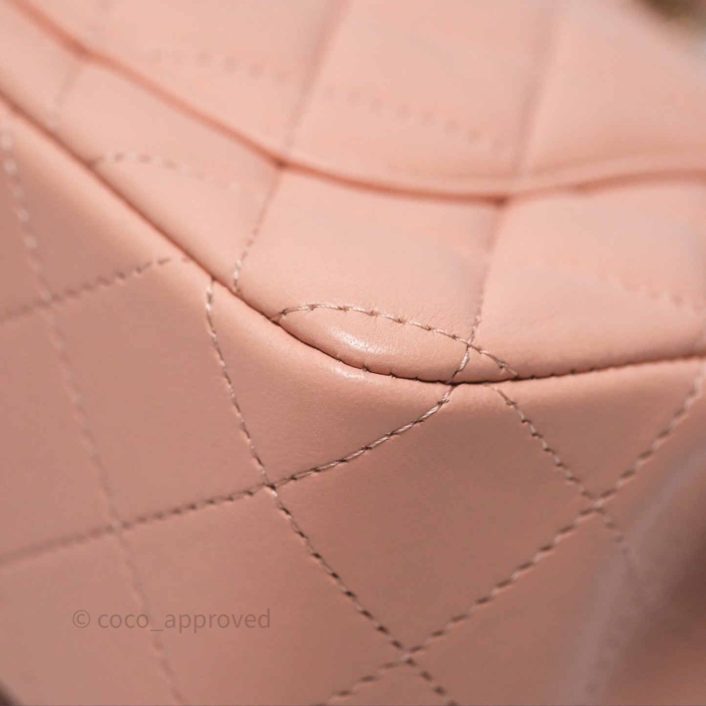 Chanel Quilted Mini Rectangular Flap Pink Lambskin Gold Hardware