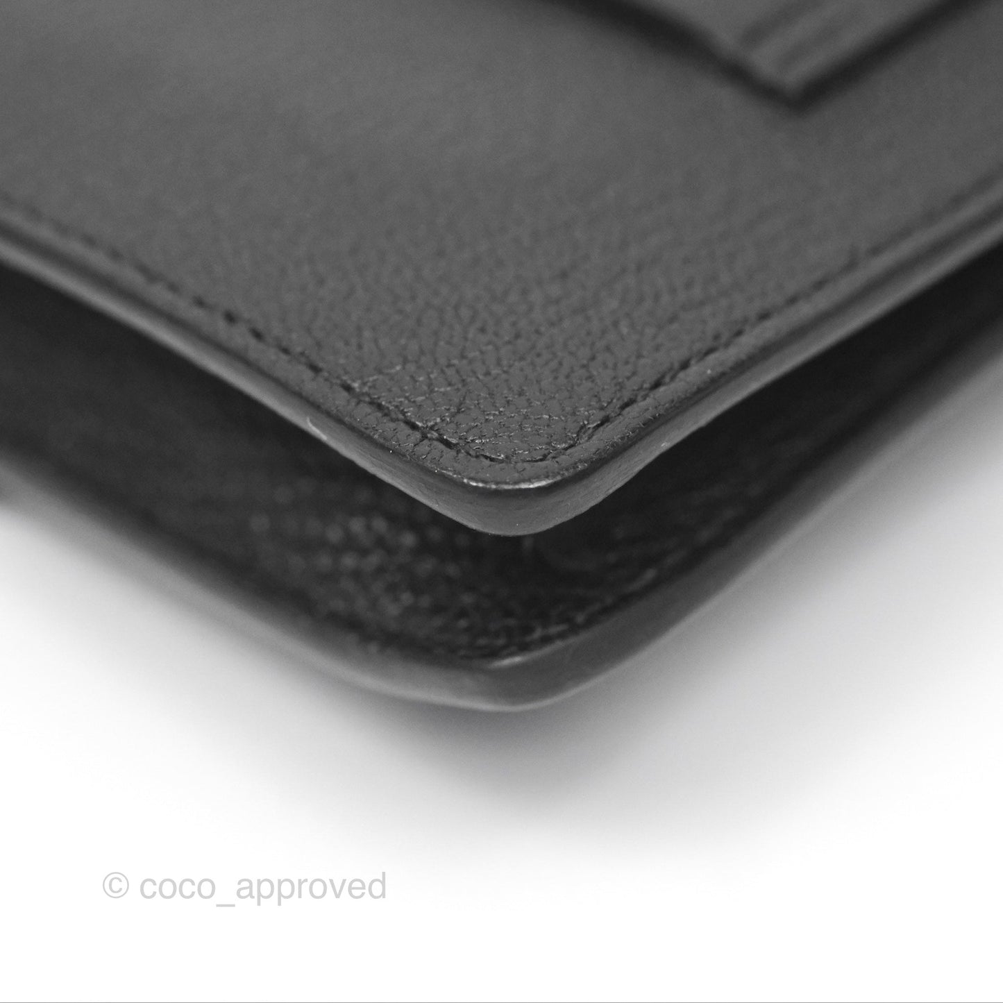 Hermès Roulis Slim Wallet Black Noir 89 Chevre Mysore Gold Hardware