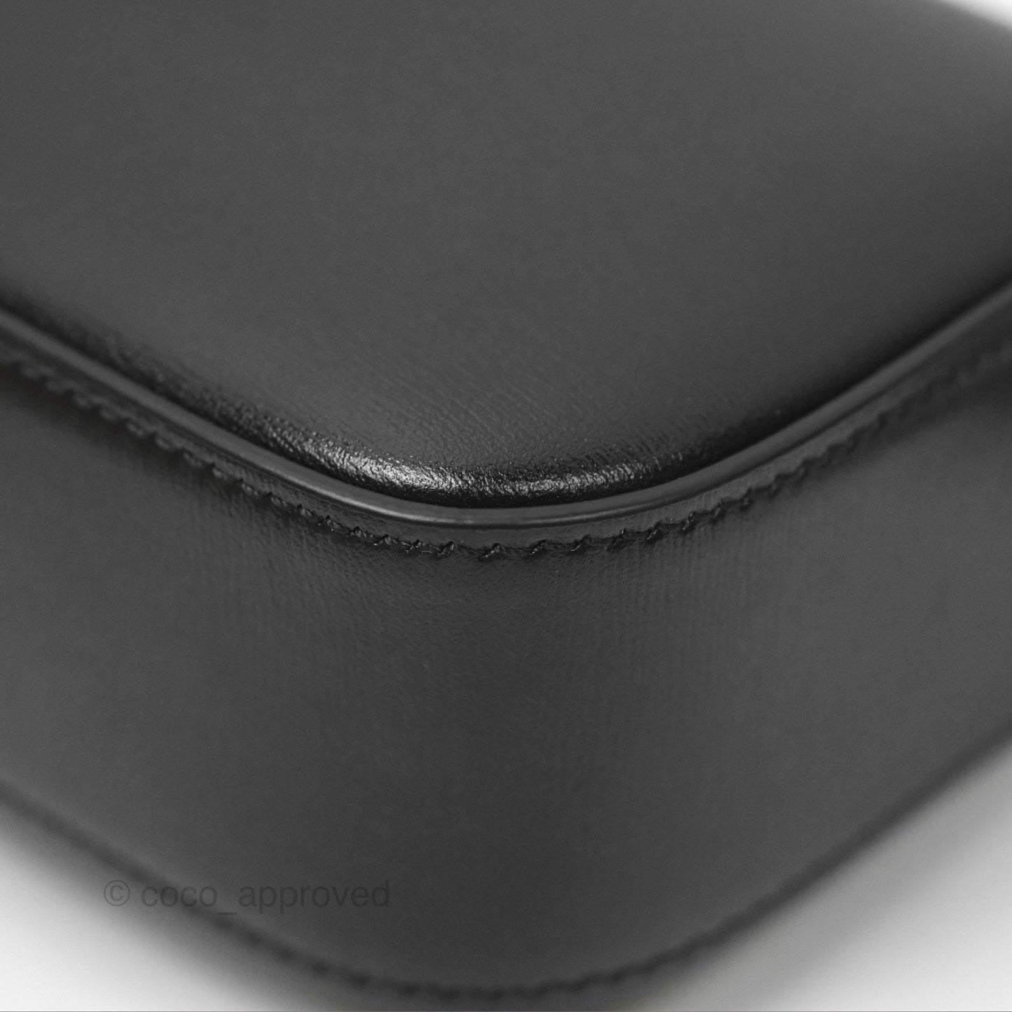 Celine Mini Triomphe Shiny Calfskin Black