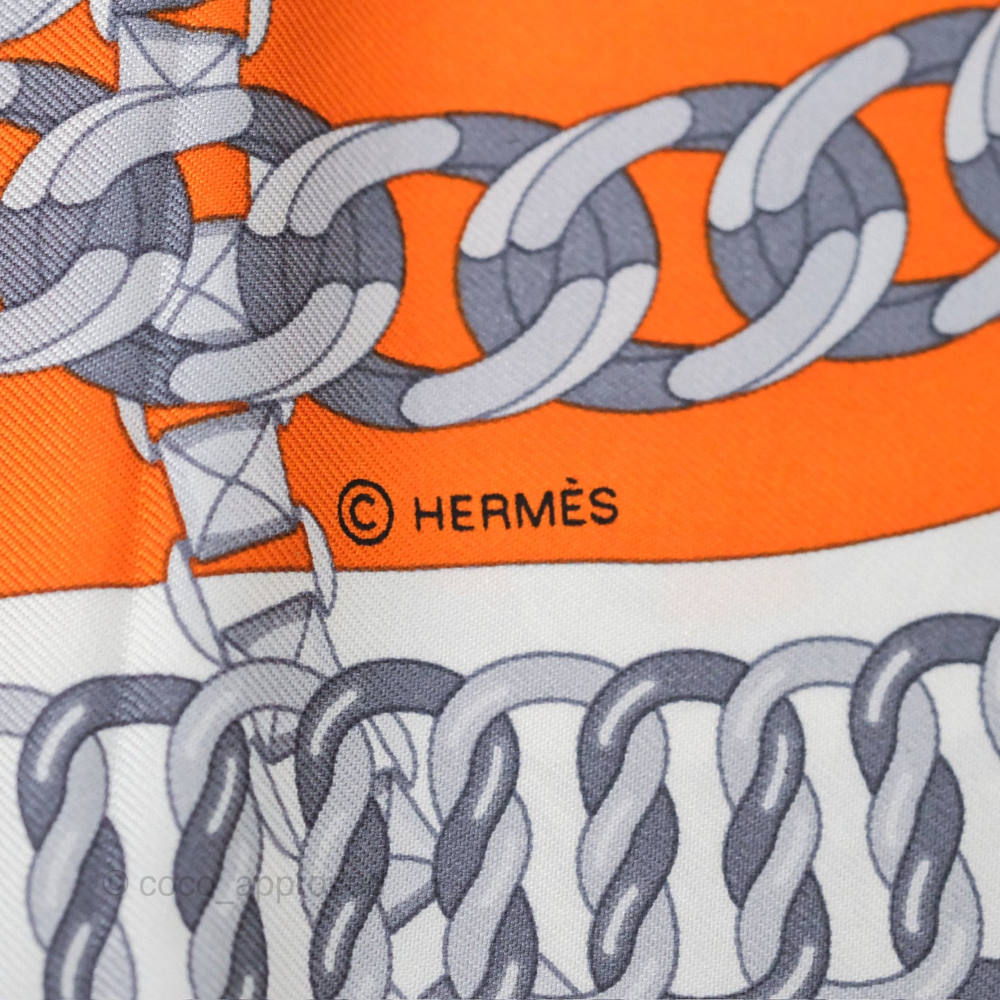 Hermes Reaction En Chaines Scarf 90