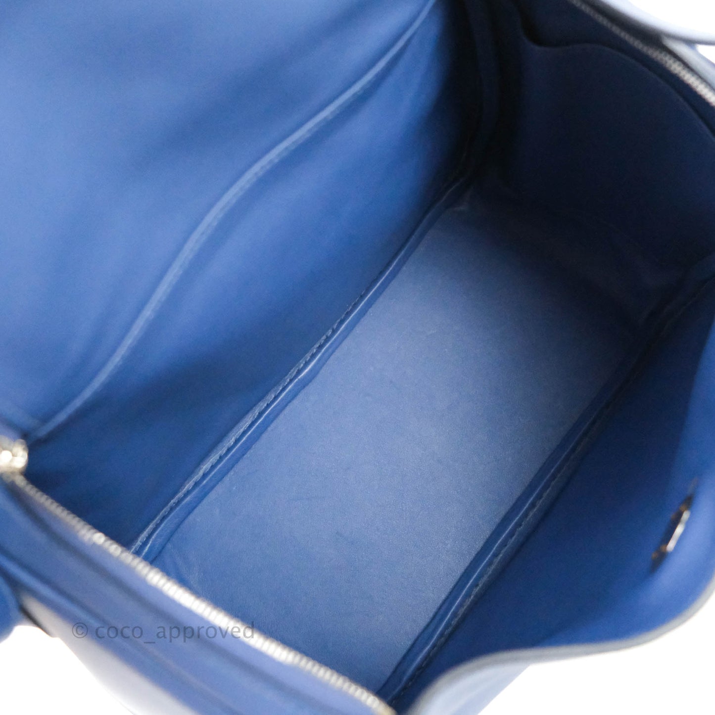 Hermès Lindy 26 Tressage de Cuir Swift Bleu Brighton Palladium Hardware