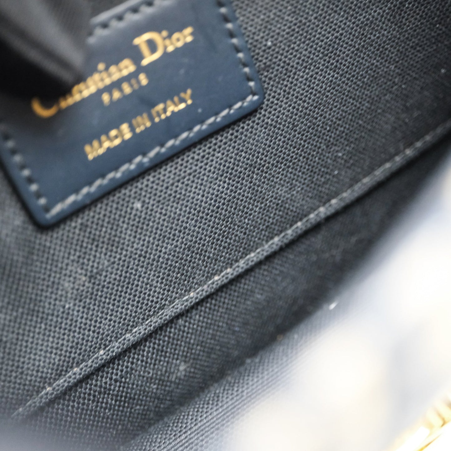 Christian Dior 30 Montaigne Bag Blue Dior Oblique Jacquard