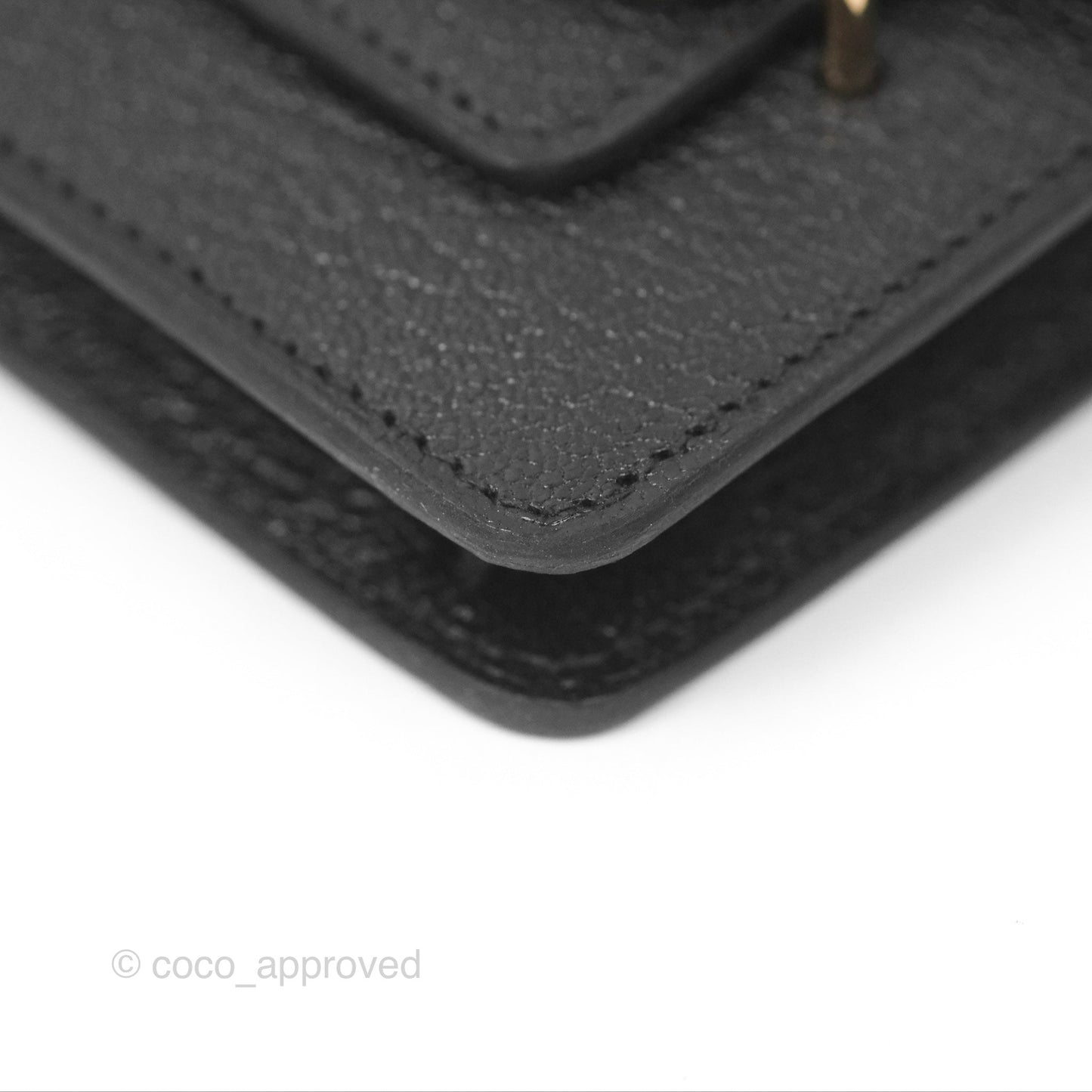 Hermès Roulis Slim Wallet Noir Gold Hardware