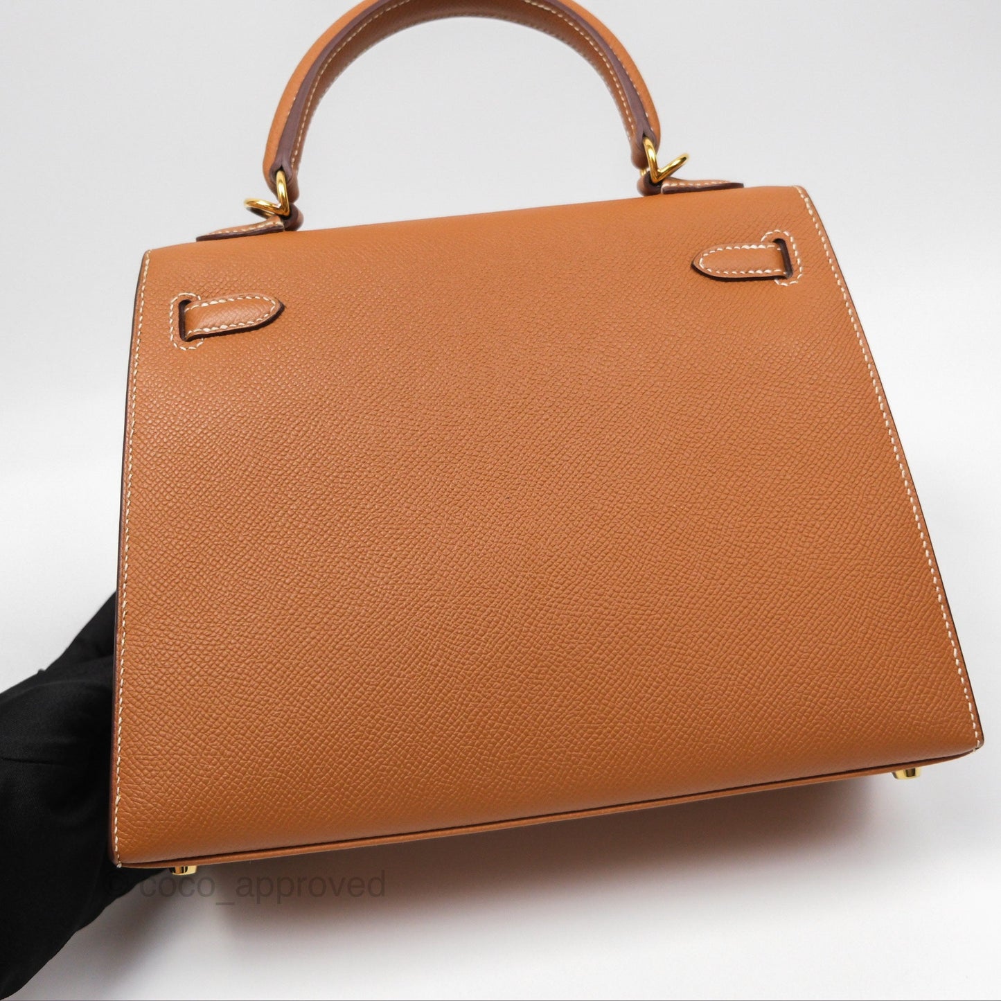 Hermès Kelly 25 Sellier Gold 37 Epsom Gold Hardware