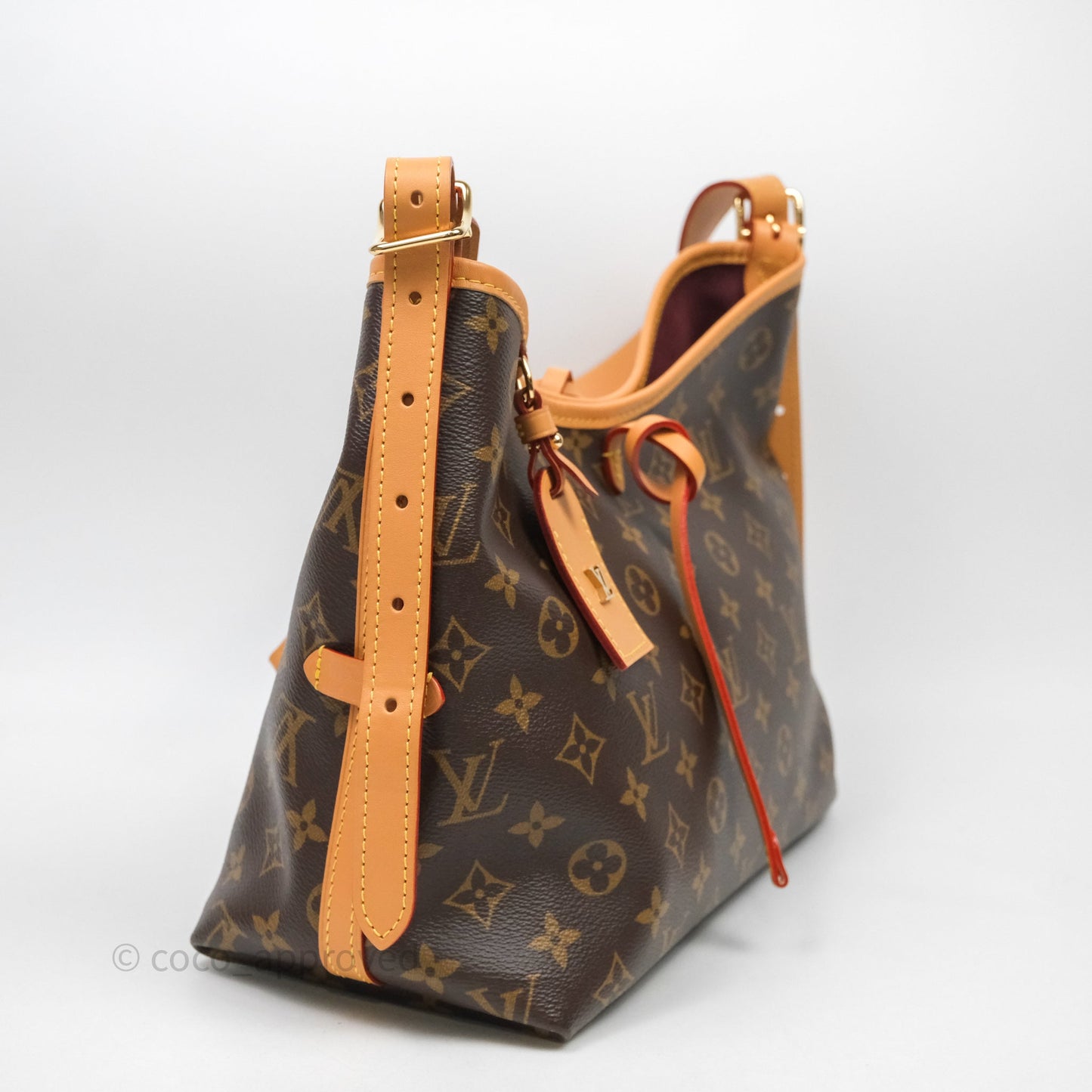 Louis Vuitton Carry All PM Shoulder Bag Monogram Canvas