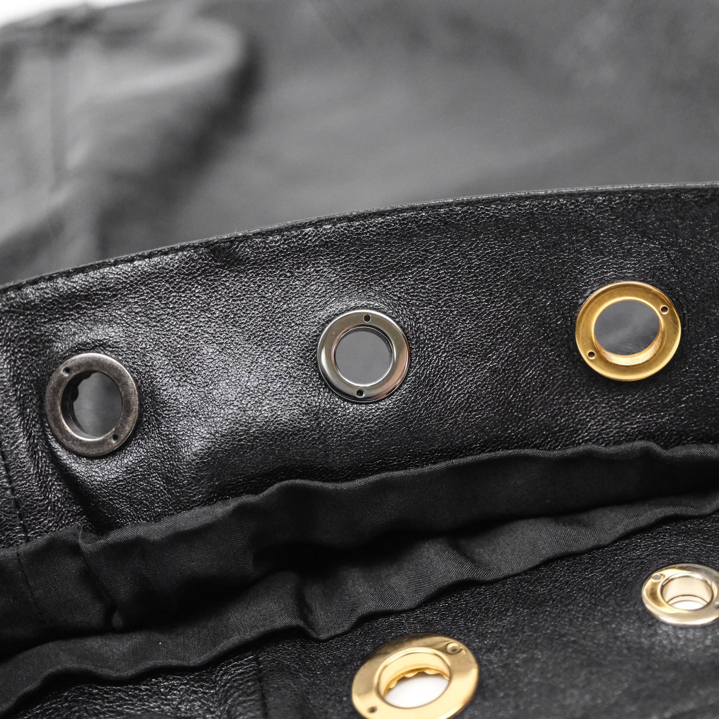 Chanel Leather Skirt Black Size 36