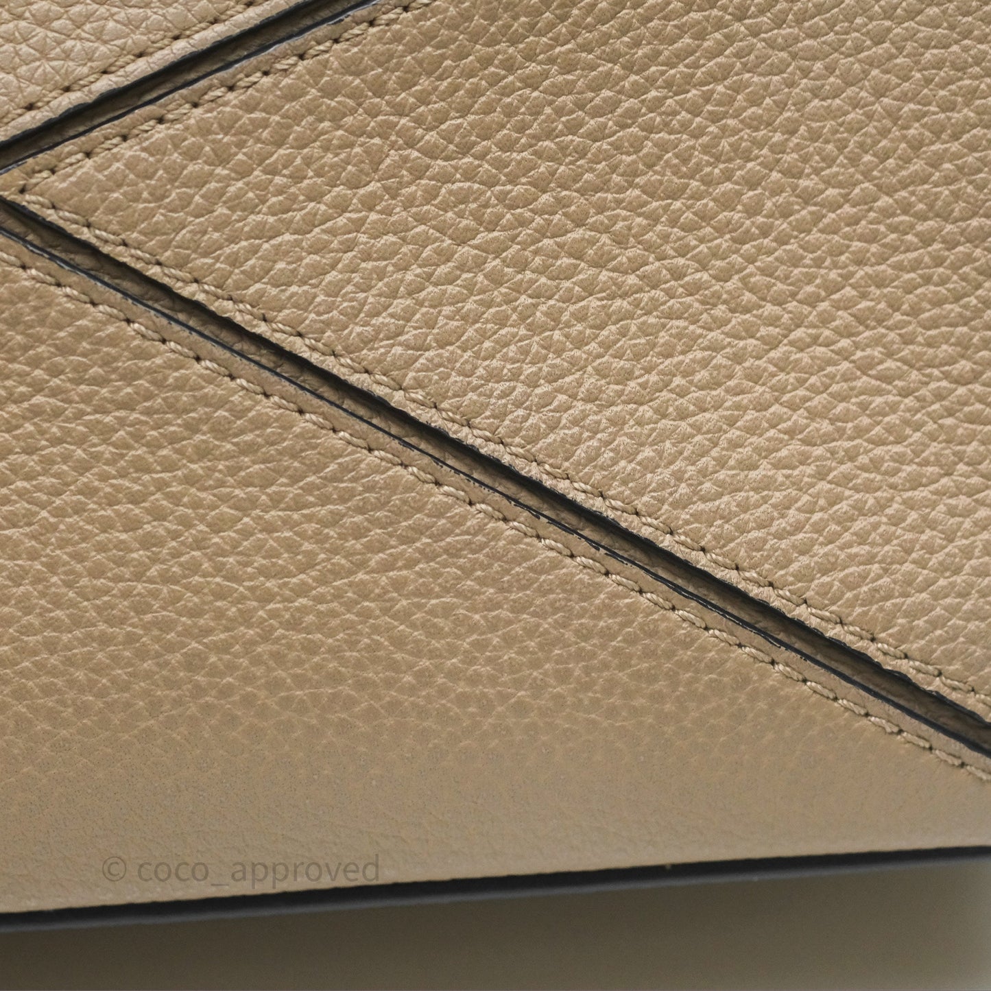 Loewe Mini Puzzle Bag Beige Calfskin