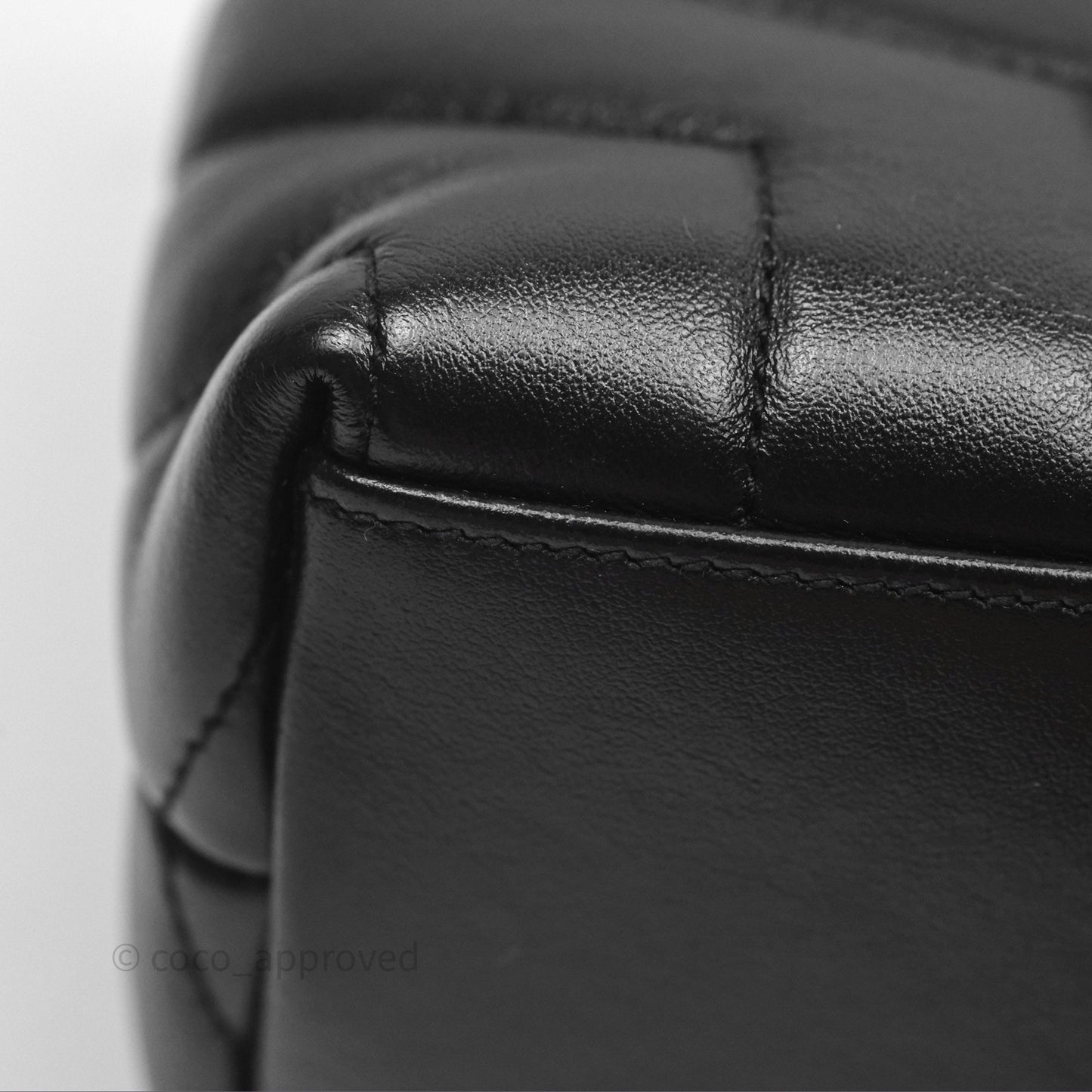 Saint Laurent Loulou Small Flap Bag Black Silver Hardware