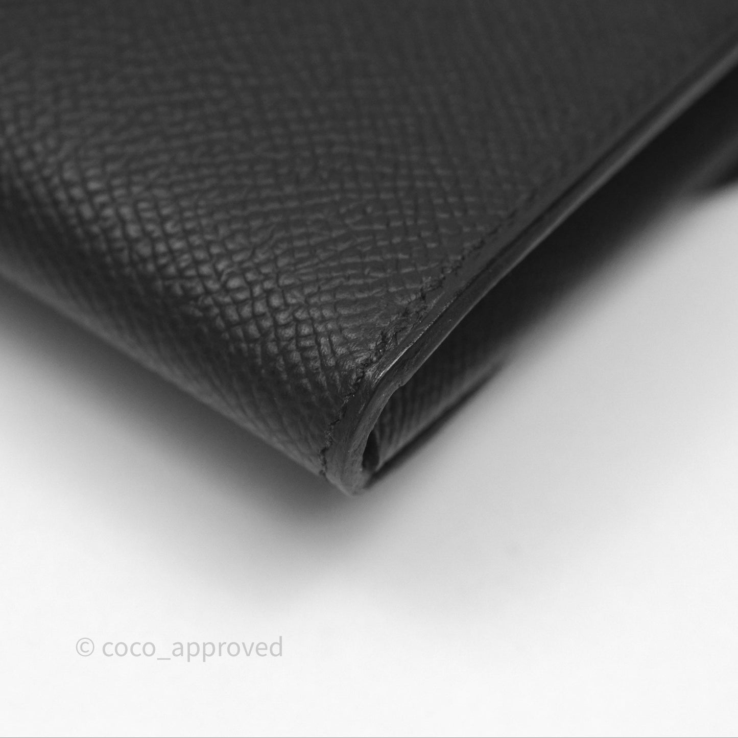 Hermès Maillon To Go Epsom Noir 89 Gold Hardware