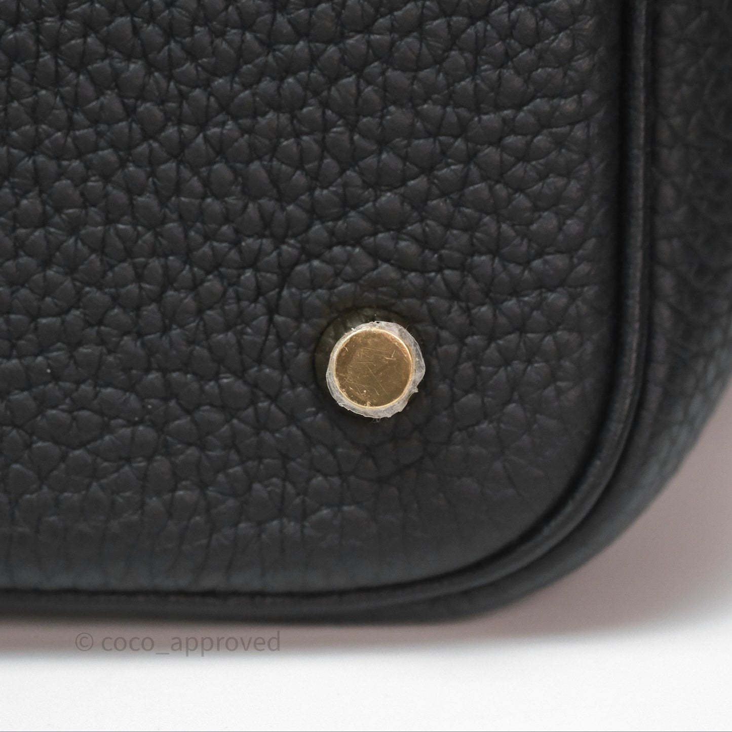 Hermès Picotin 22 Noir 89 Clemence Gold Hardware