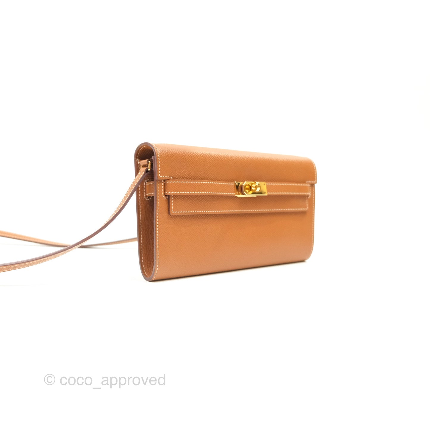 Hermès Kelly To Go Wallet Gold Epsom Gold Hardware