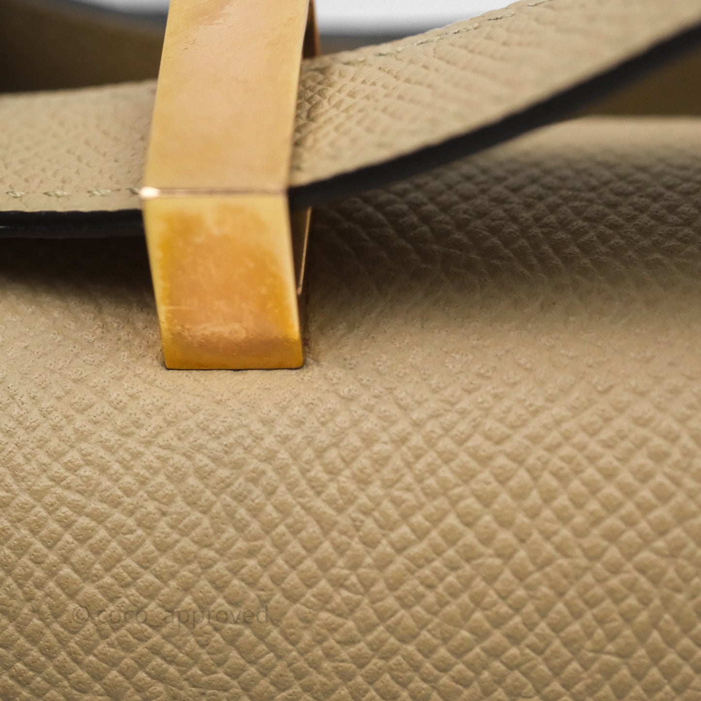 Hermès Constance 24 Trench S2/ Naturel 27 Epsom Gold Hardware