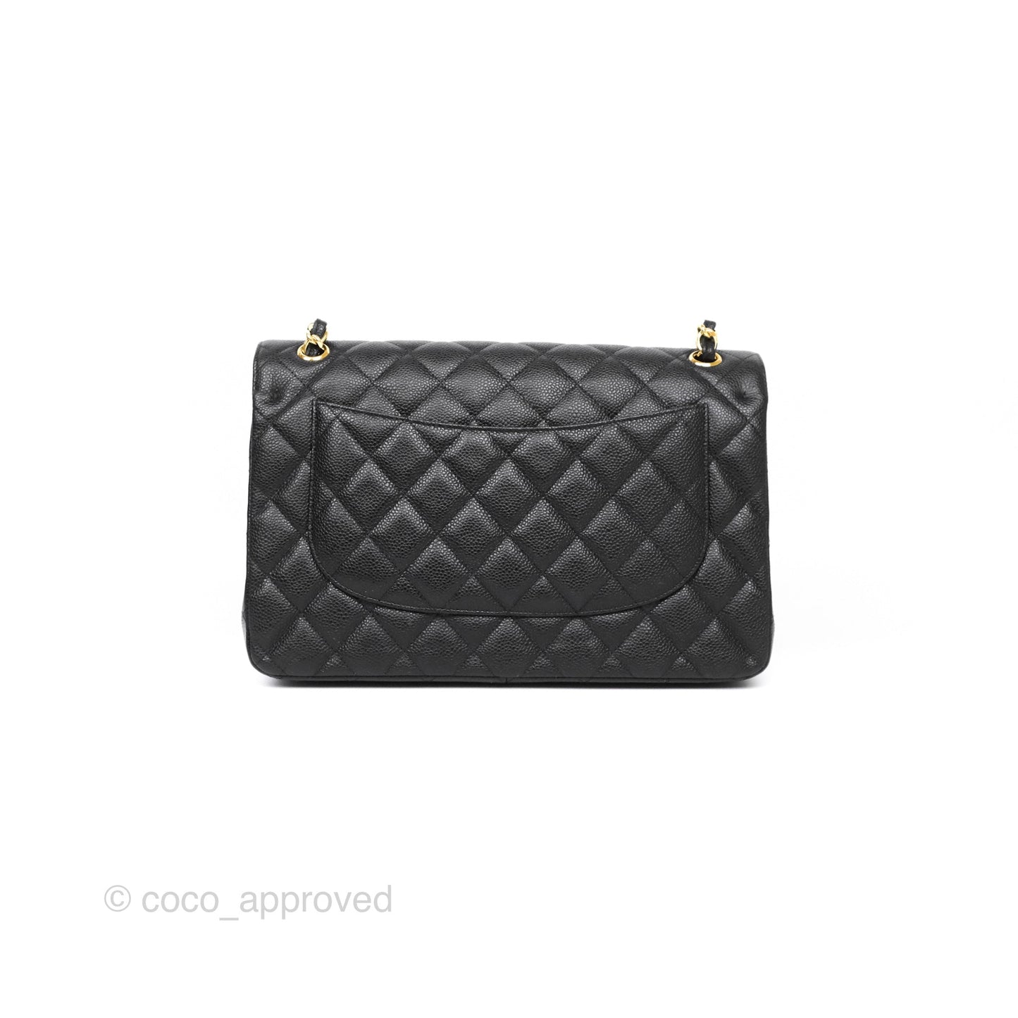 Chanel Jumbo Double Flap Black Caviar Gold Hardware⁣⁣