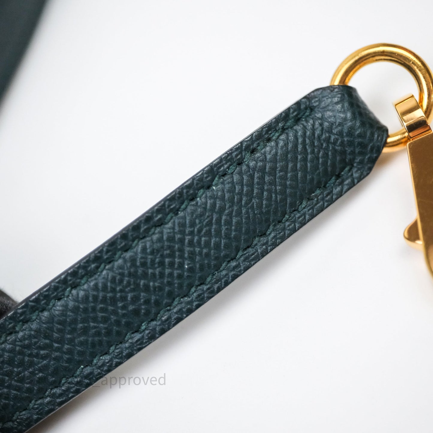 Hermès Kelly 28 6O Vert Cyprès Epsom Gold Hardware
