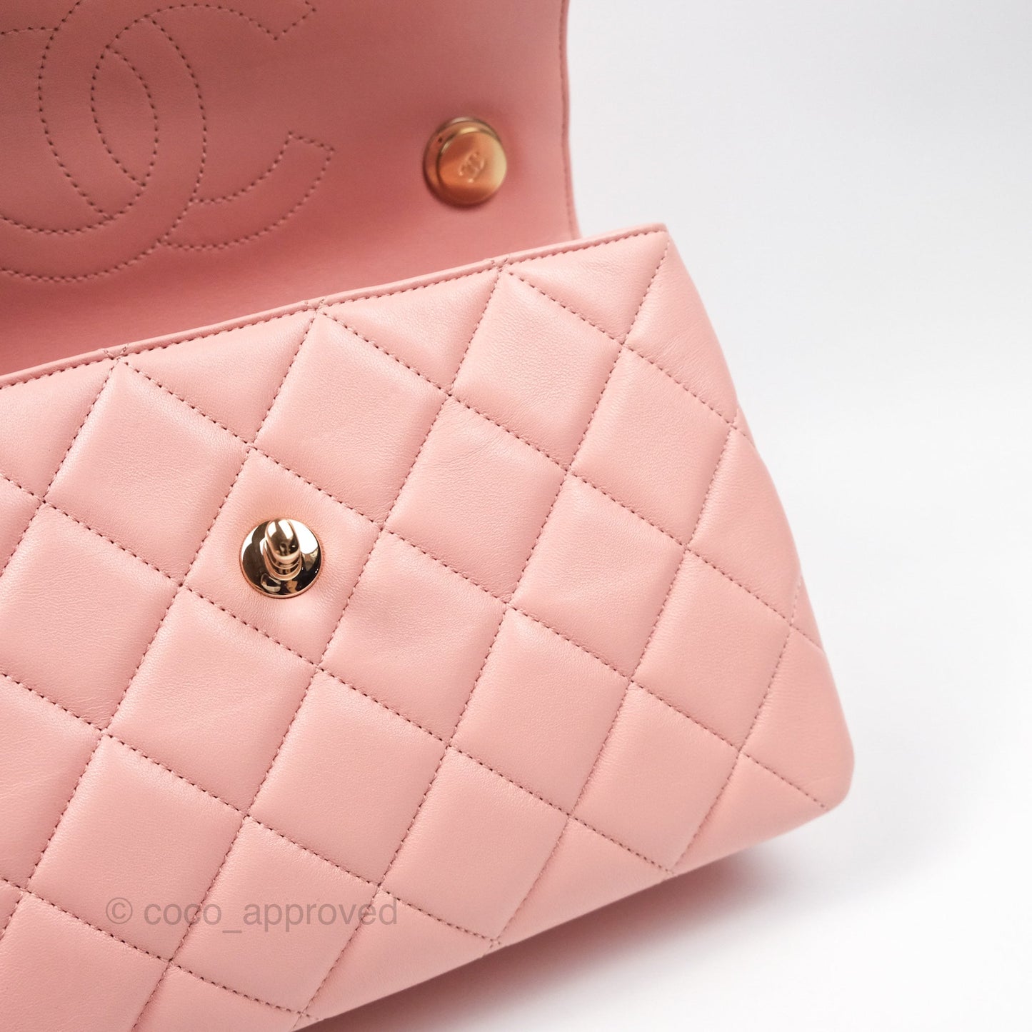 Chanel Small Trendy CC Pink Lambskin Gold Hardware
