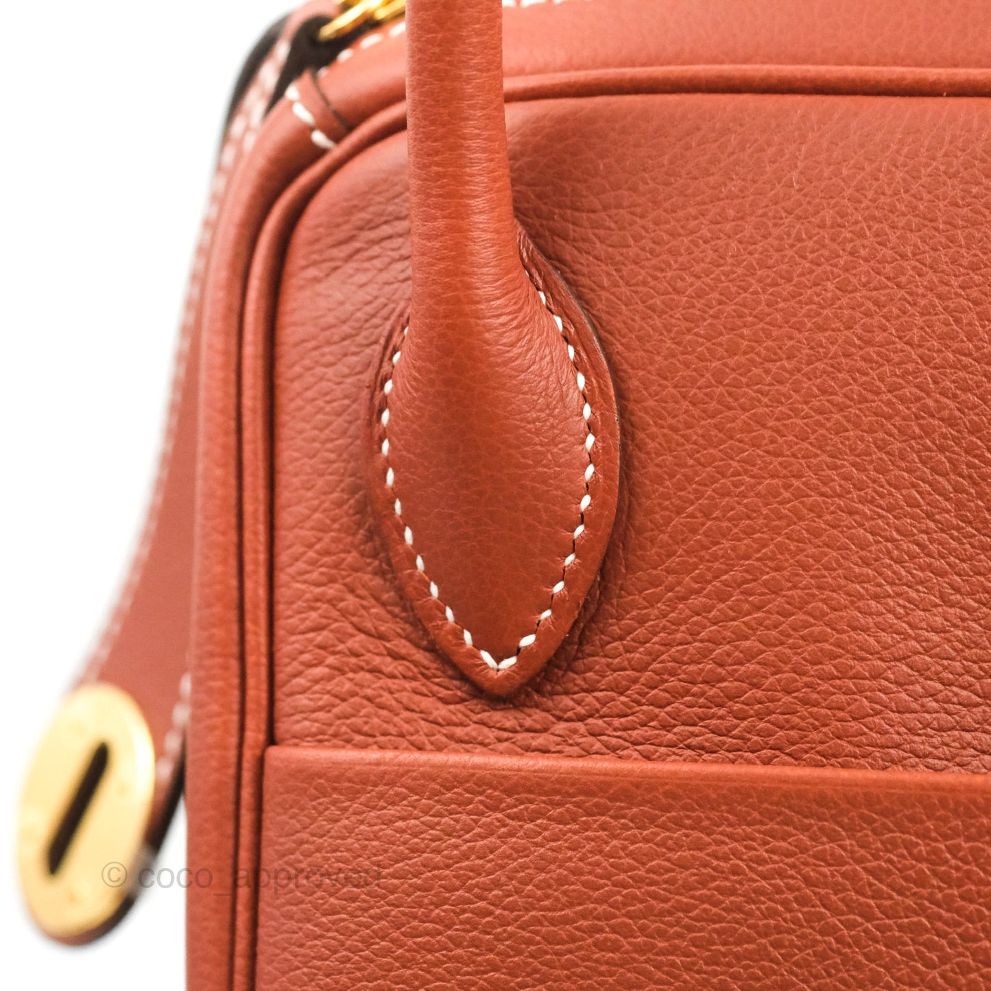 Hermès Lindy 26 Evercolour Sienne Gold Hardware