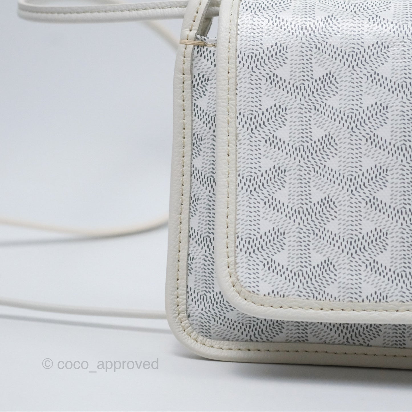 Goyard Plumet Pocket Wallet White