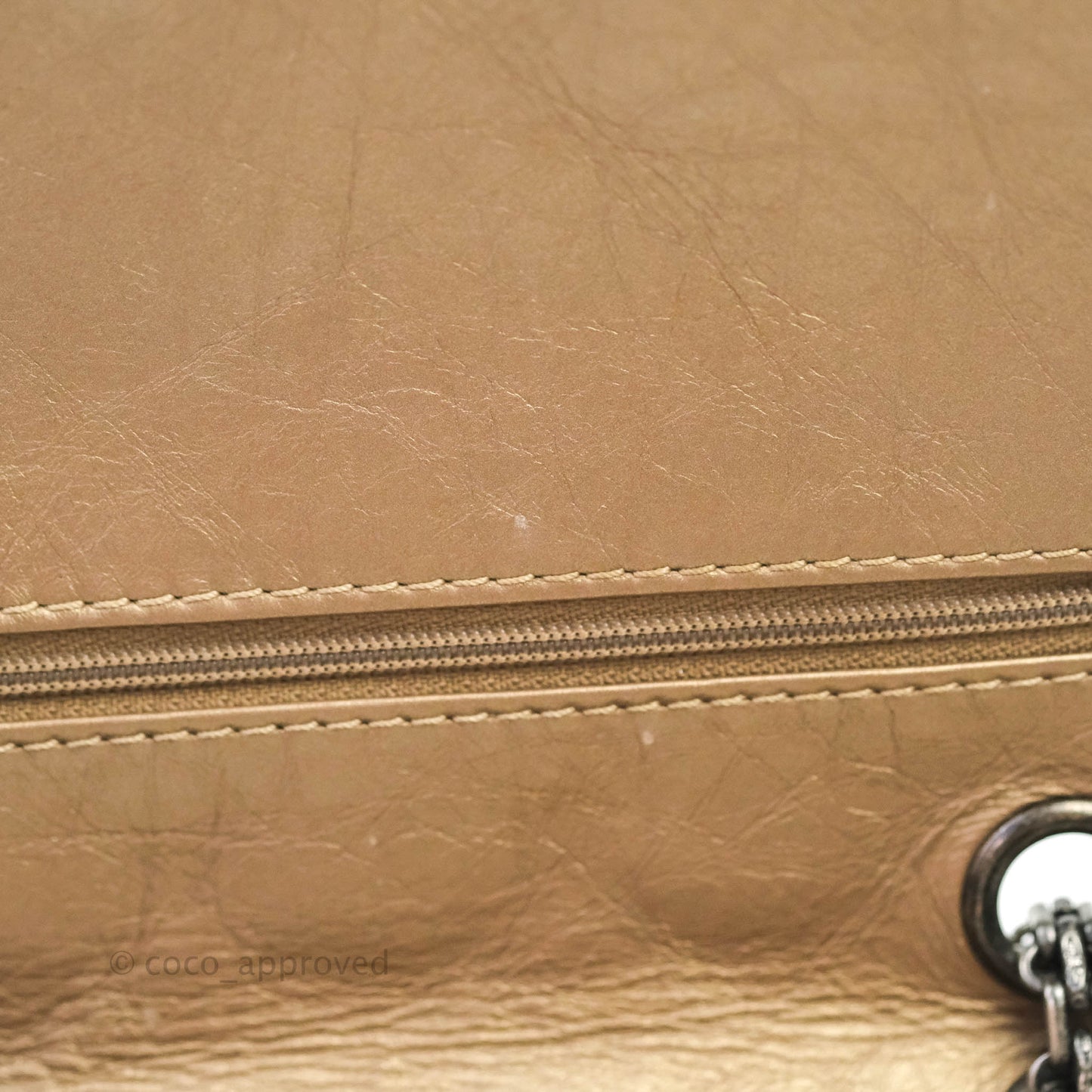 Chanel Reissue 226 Copper Calfskin Ruthenium Hardware